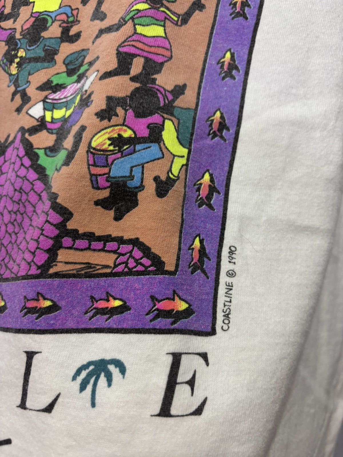 Vintage Vintage 90’s Caribbean Style Tshirt Size US L / EU 52-54 / 3 - 3 Thumbnail