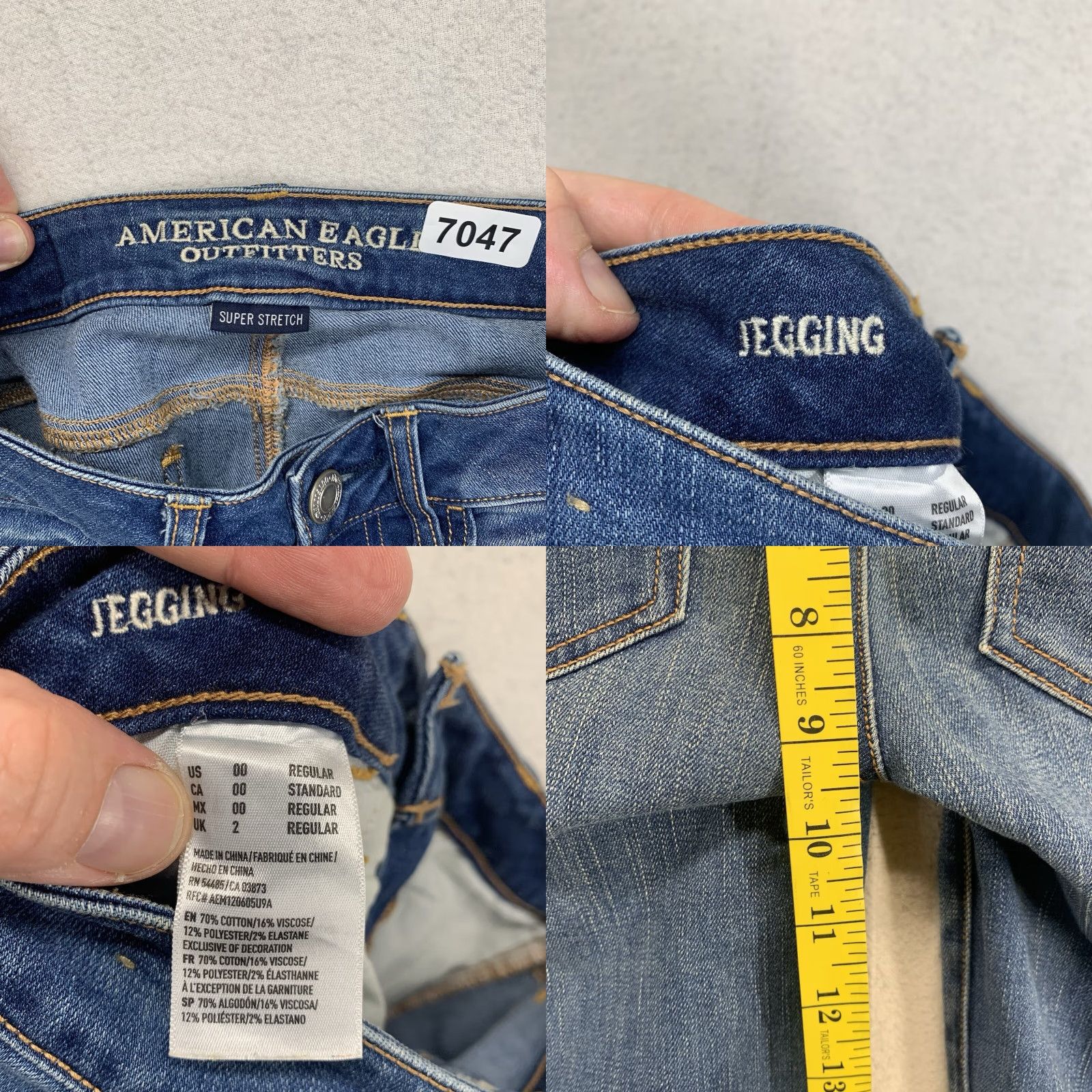 American Eagle Outfitters VINTAGE none Size 24" / US 00 / IT 34 - 10 Thumbnail