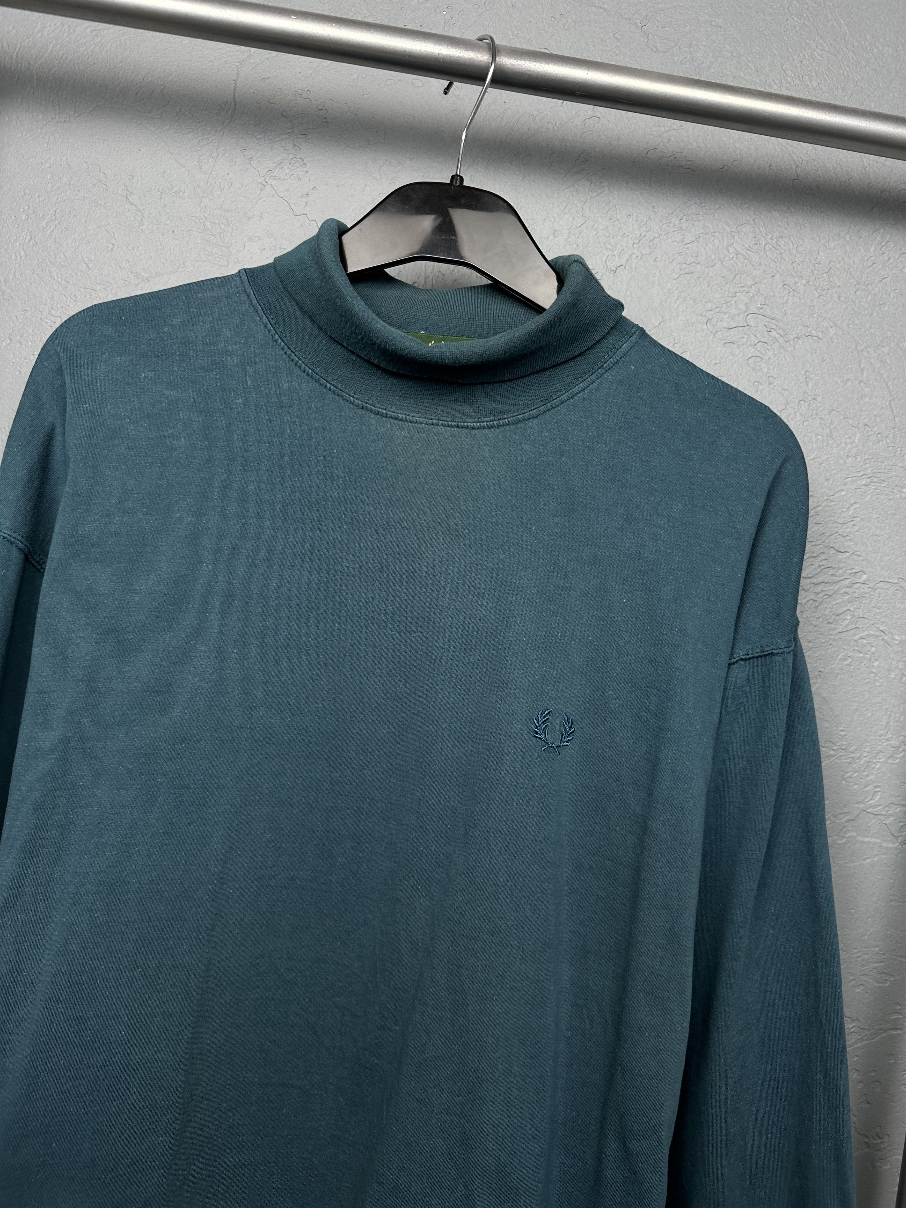 Fred Perry Fred Perry Vintage Mens High Neck Sweater Size US L / EU 52-54 / 3 - 2 Thumbnail