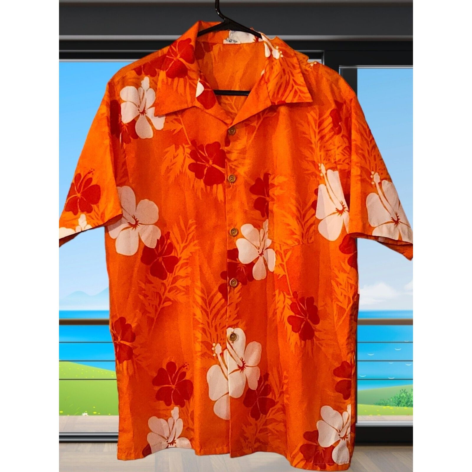 Vintage Vintage Big Sur Hawaiian Shirt 70s Polyester Mens L Loud Or Size US L / EU 52-54 / 3 - 4 Thumbnail