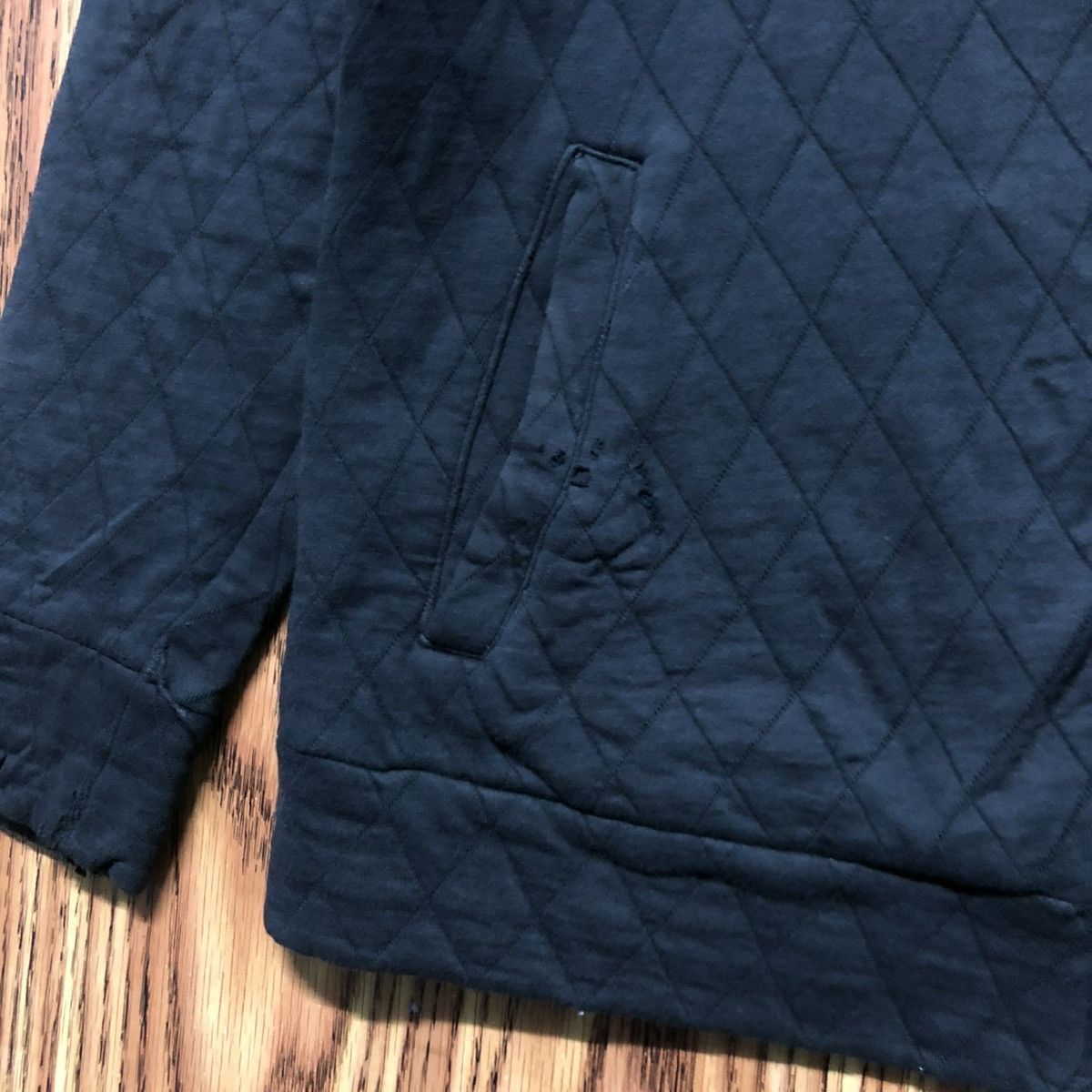 Burberry Vintage Burberry Black Rabel Quilted Hoodie Zipper Size US S / EU 44-46 / 1 - 4 Thumbnail