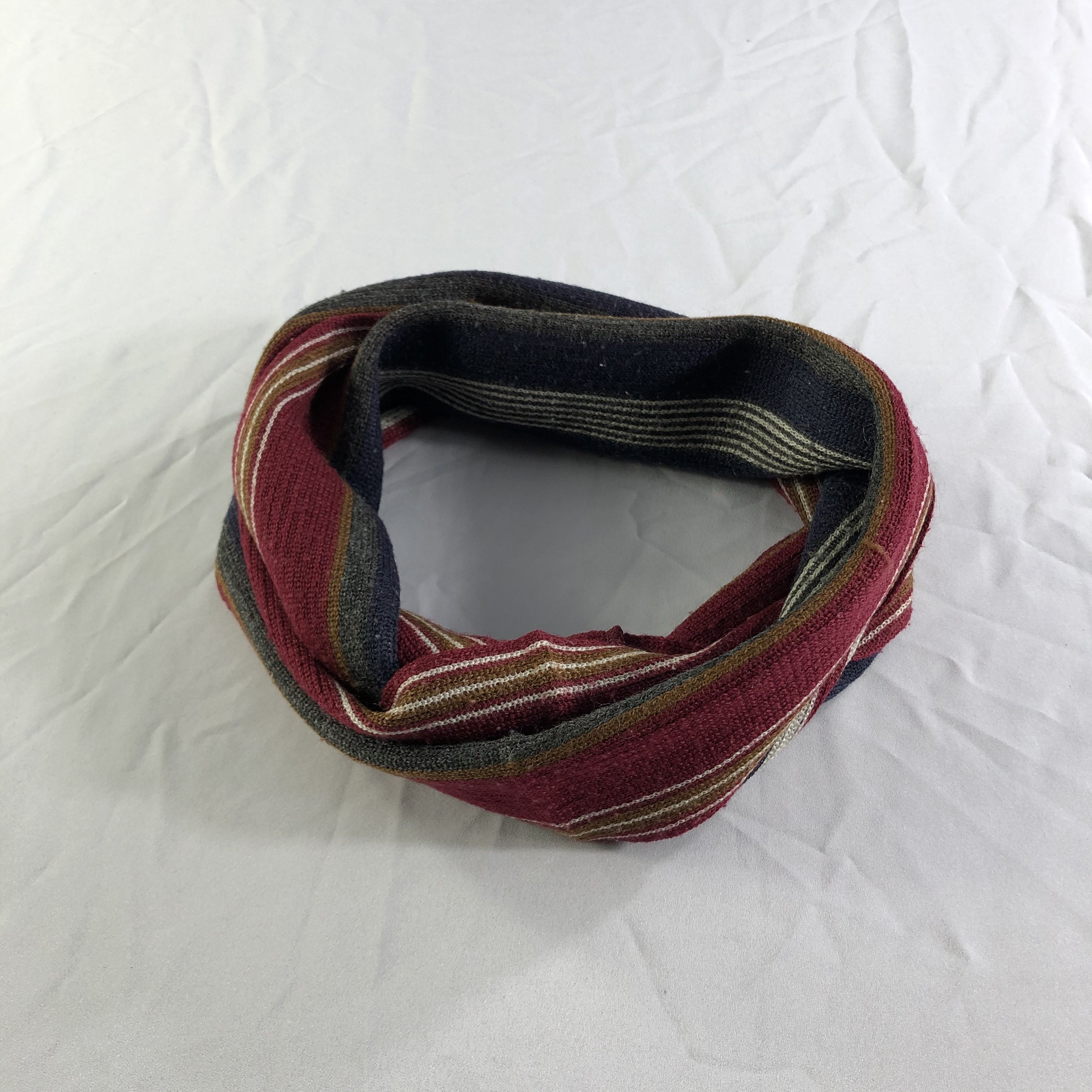 Chaps Chaps Striped Snood Infinity Scarf Muffler Neckwear V2479 Size ONE SIZE - 2 Thumbnail