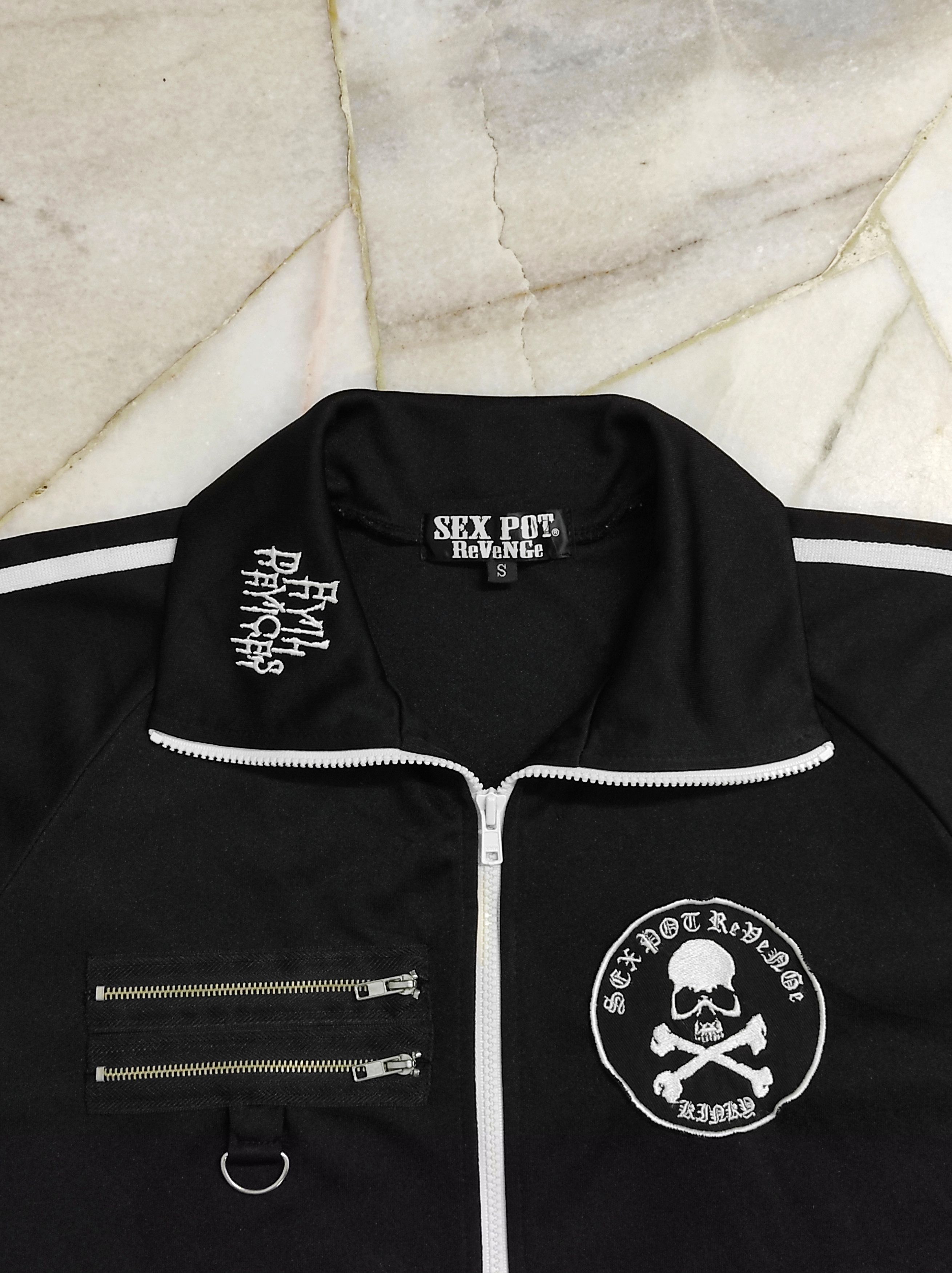 Japanese Brand FW2000 SEX POT REVENGE short sleeve zipper jacket Size US S / EU 44-46 / 1 - 3 Thumbnail