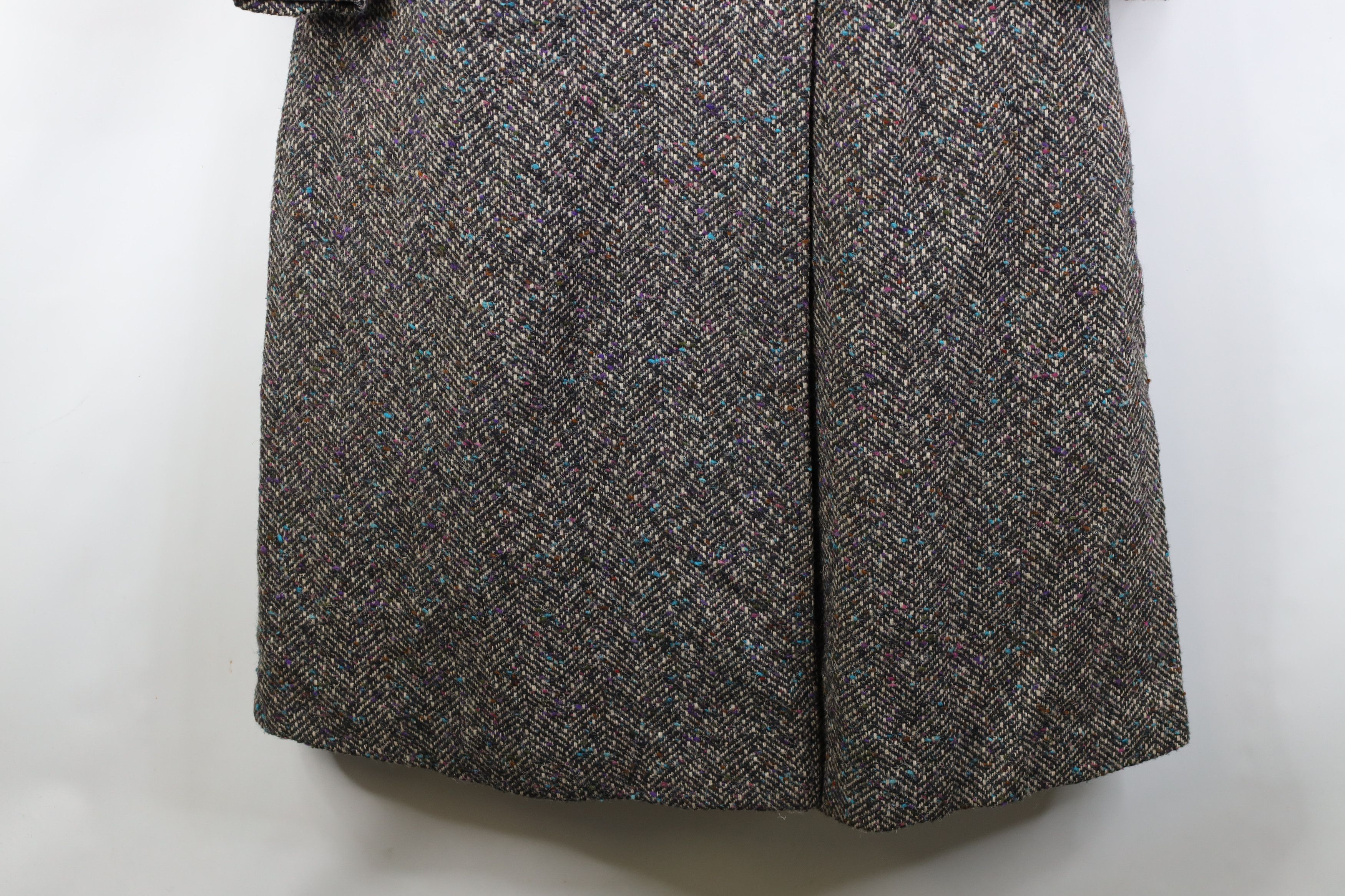 Vintage Vintage 80s 90s Streetwear Wool Tweed Overcoat Jacket USA Size XXL / US 16-18 / IT 52-54 - 4 Thumbnail