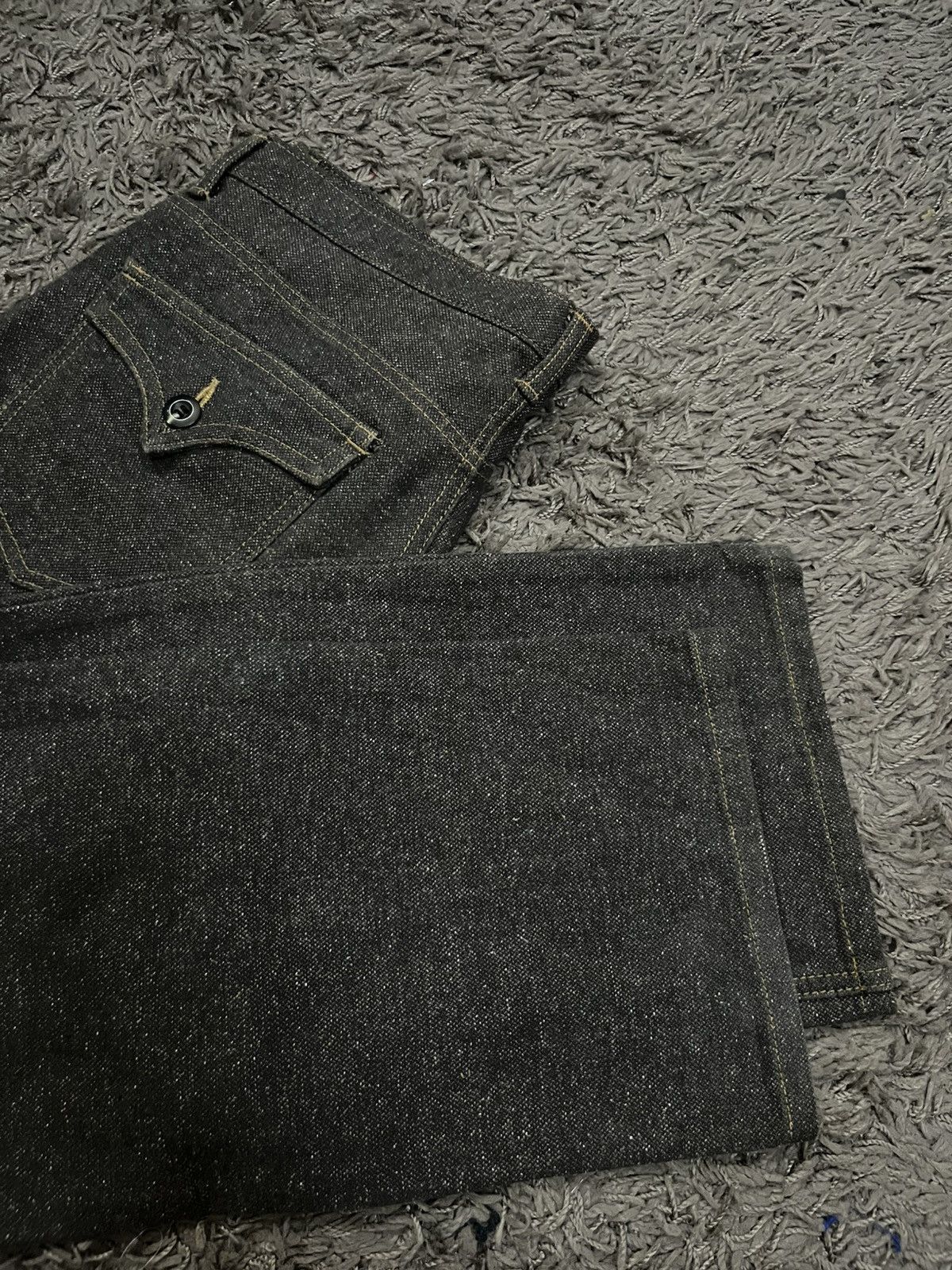 291295=Homme 1990s 291295 hommesalt and pepper relaxed fit #I Size US 33 - 6 Thumbnail