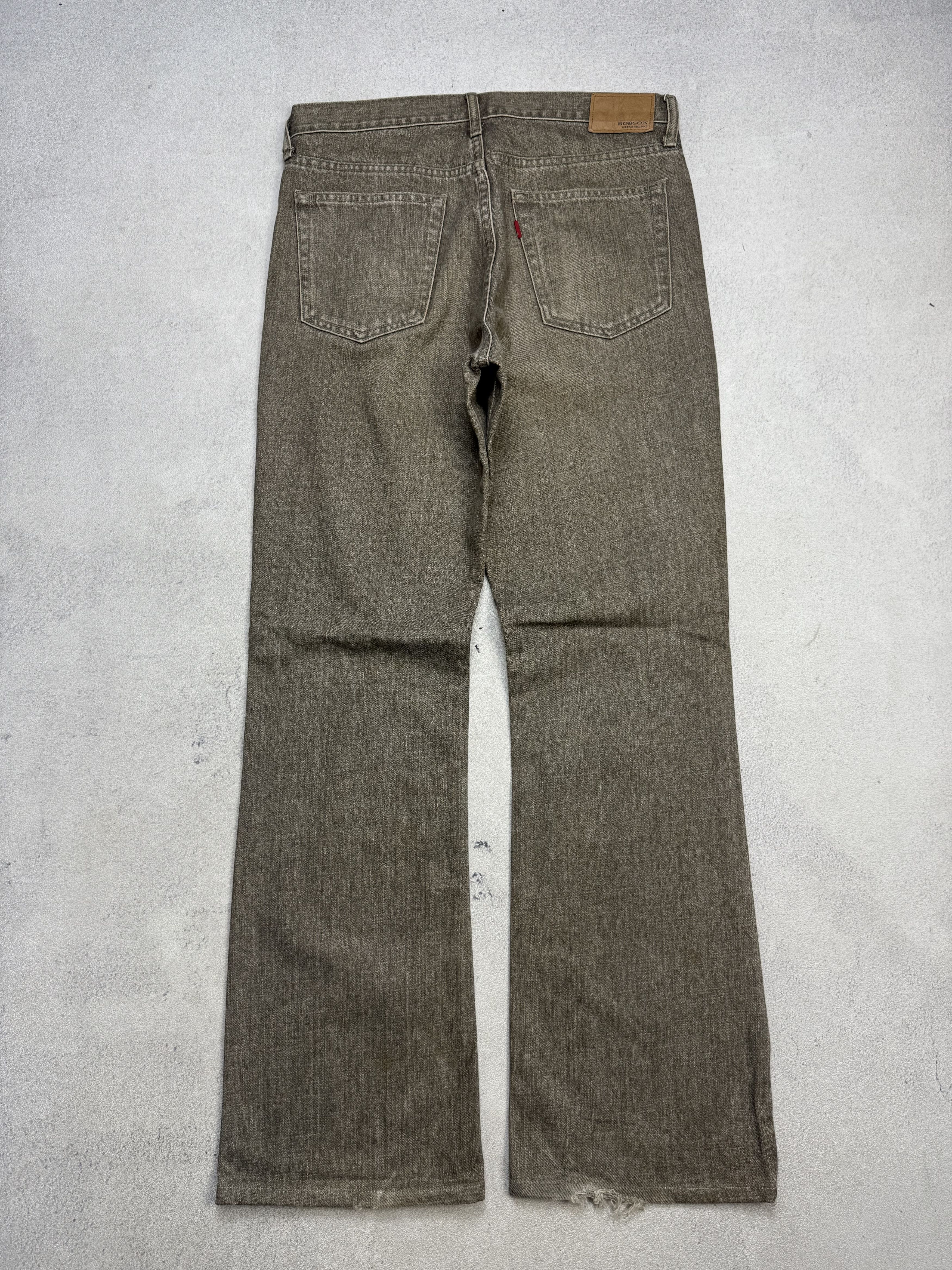 Japanese Brand Bobson Chessking Bootcut Jeans Size US 33 - 9 Thumbnail