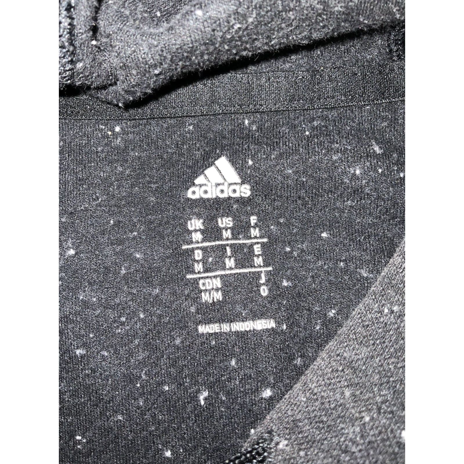 Adidas adidas Essentials Epic Speckled Charcoal Grey Fleece Pullover Hoodie M Mens Size US M / EU 48-50 / 2 - 7 Thumbnail