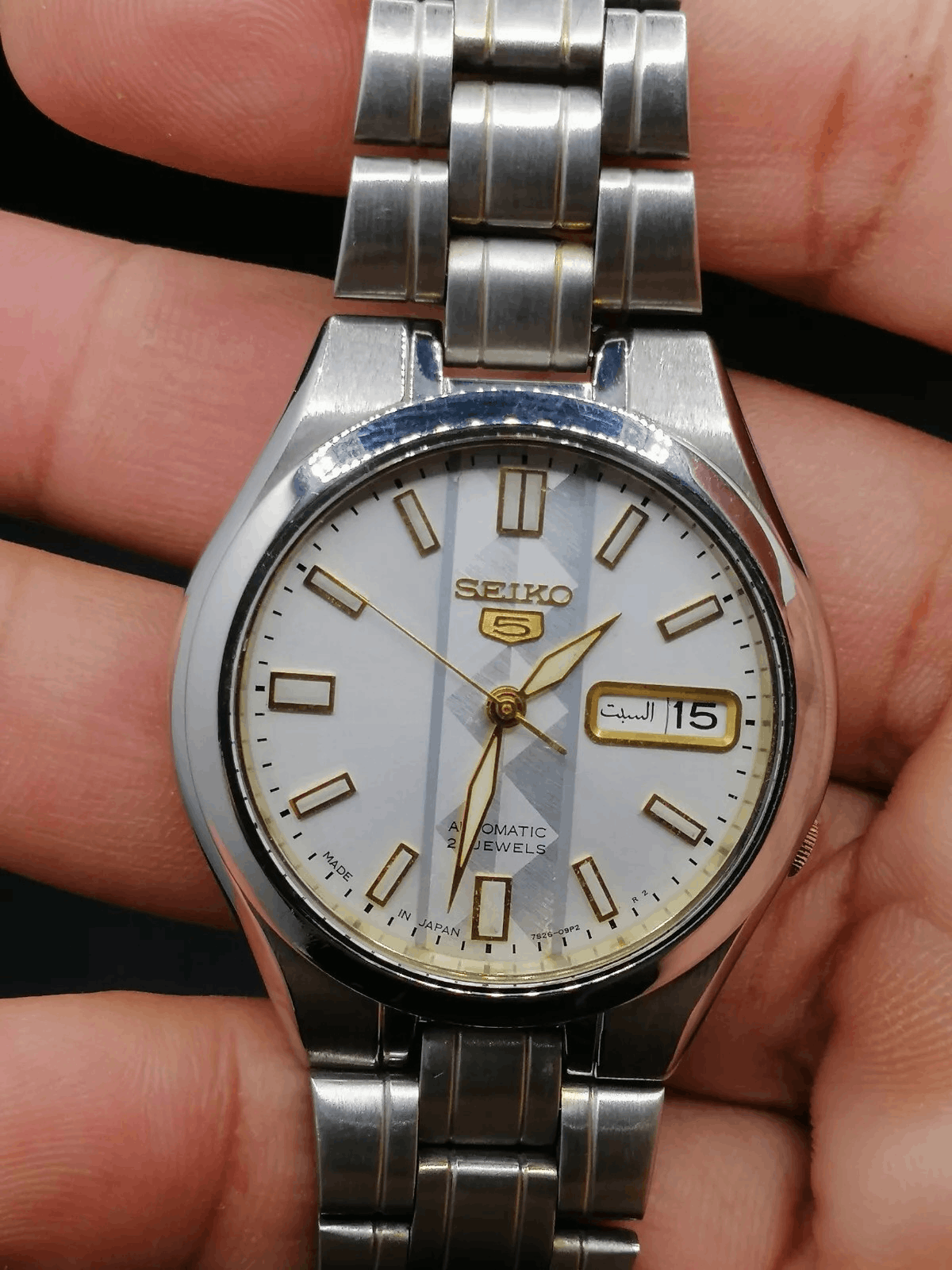 Seiko Seiko5 Automatic Day/Date Men's wrist watch Japan Size 36 - 1 Thumbnail