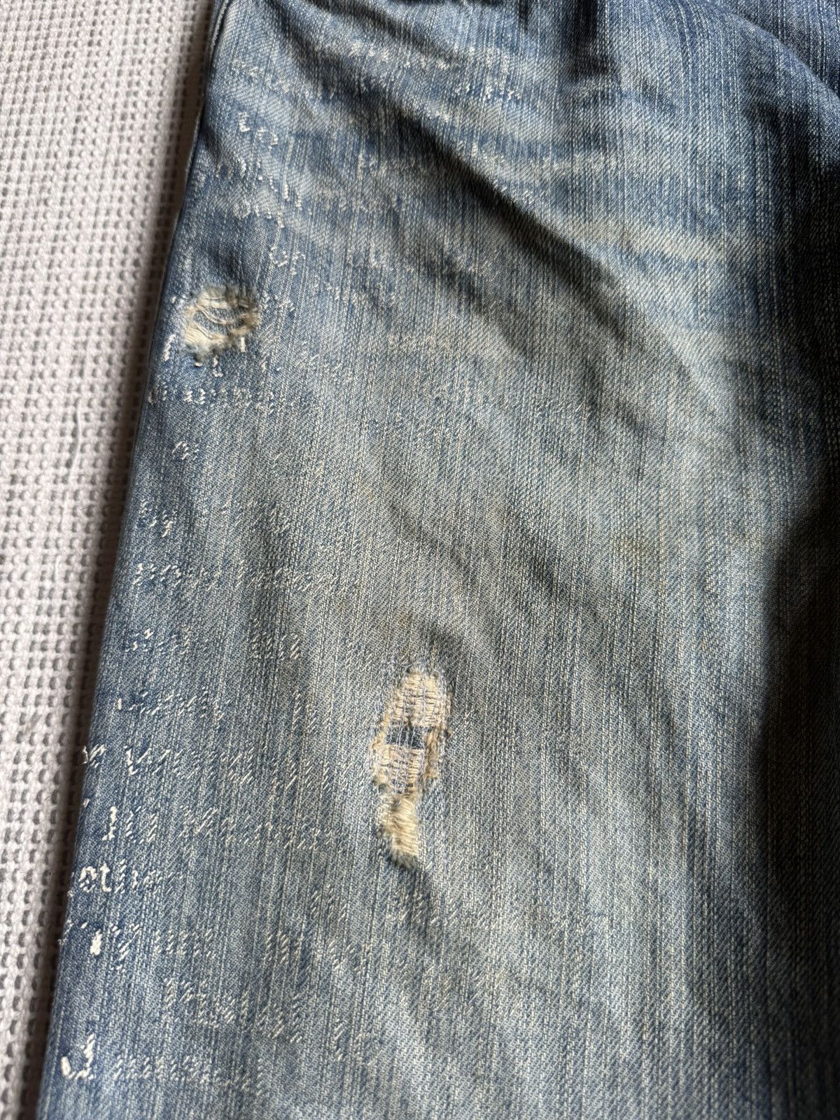 Japanese Brand EDGE RUPERT distressed y2k/punk flare jeans Size US 34 / EU 50 - 10 Thumbnail