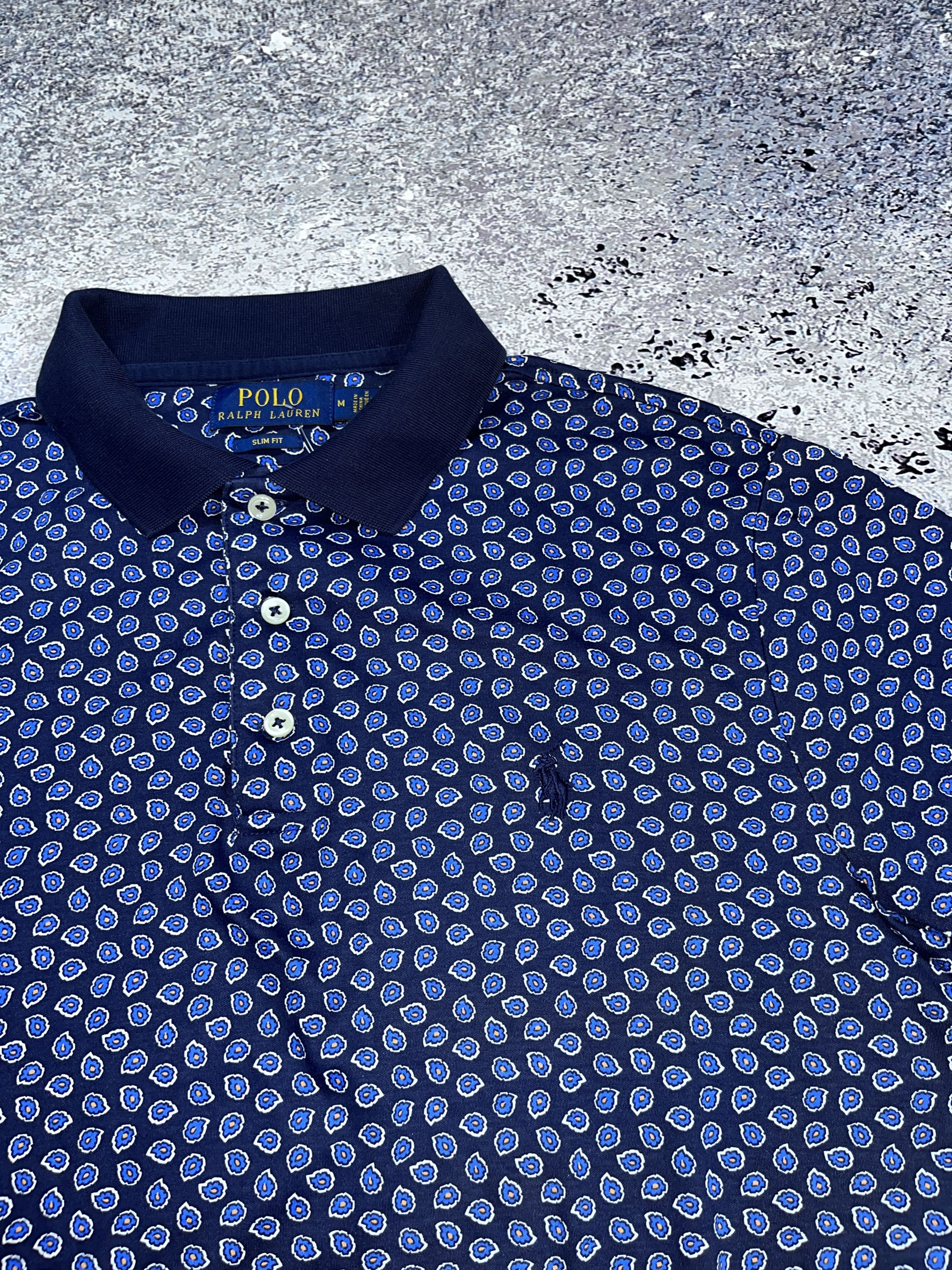Polo Ralph Lauren Polo Ralph Lauren Polo Shirt Abstract Stretch Patterned Size US M / EU 48-50 / 2 - 2 Thumbnail