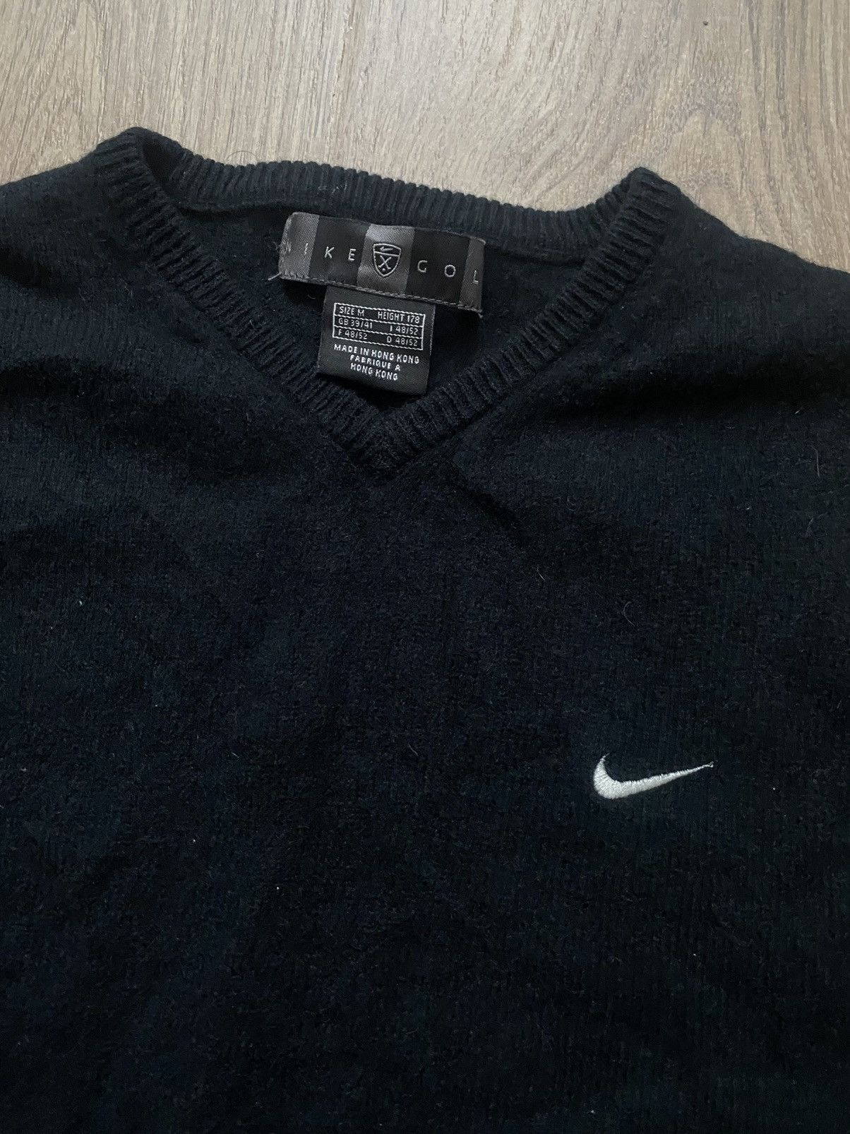 Vintage Nike 00’s Golf court Andre Agassi Y2K Black Vest