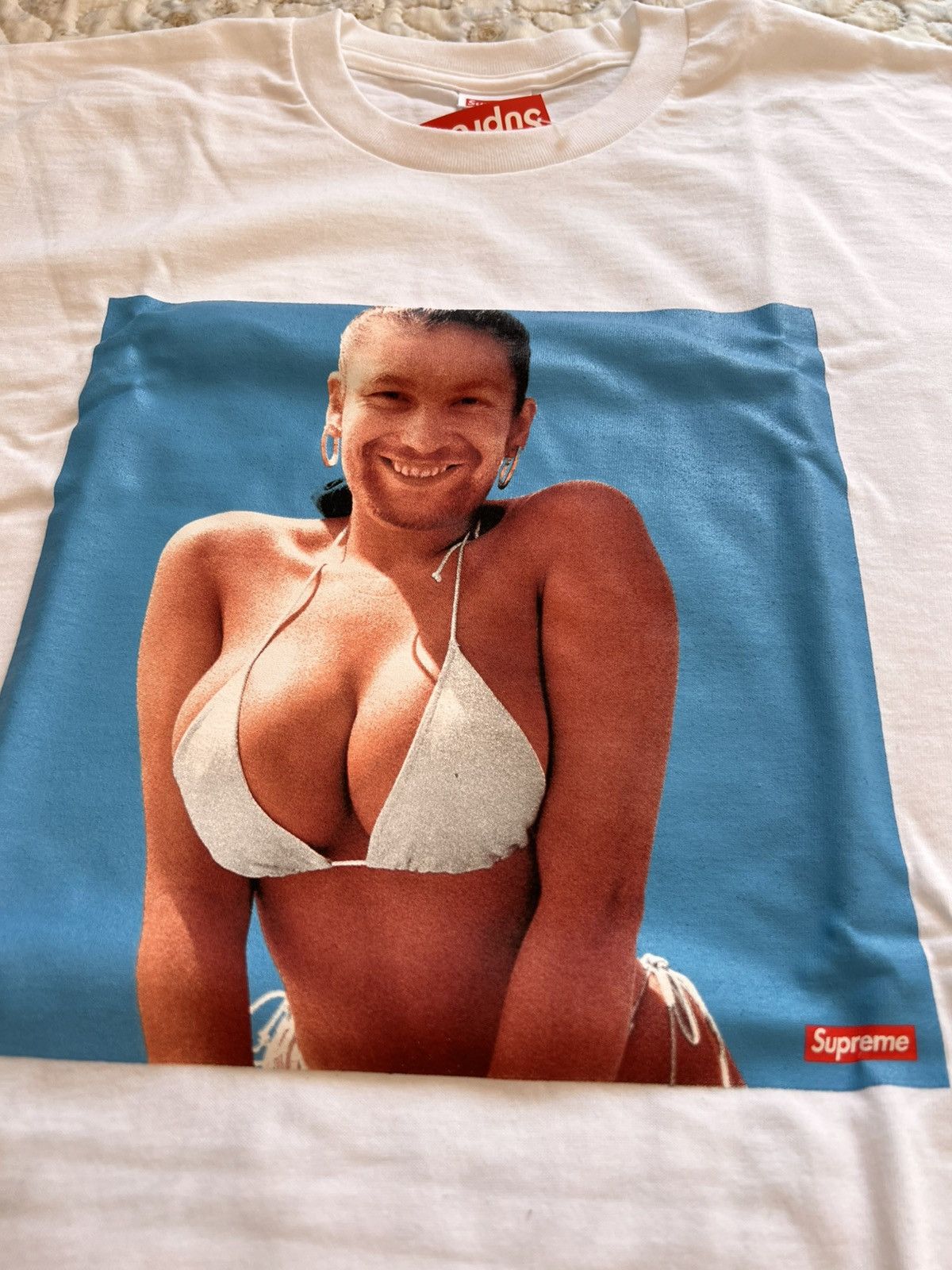 Supreme XL Supreme x Aphex Twin Windowlicker tee Tshirt white logo Size US XL / EU 56 / 4 - 18 Thumbnail
