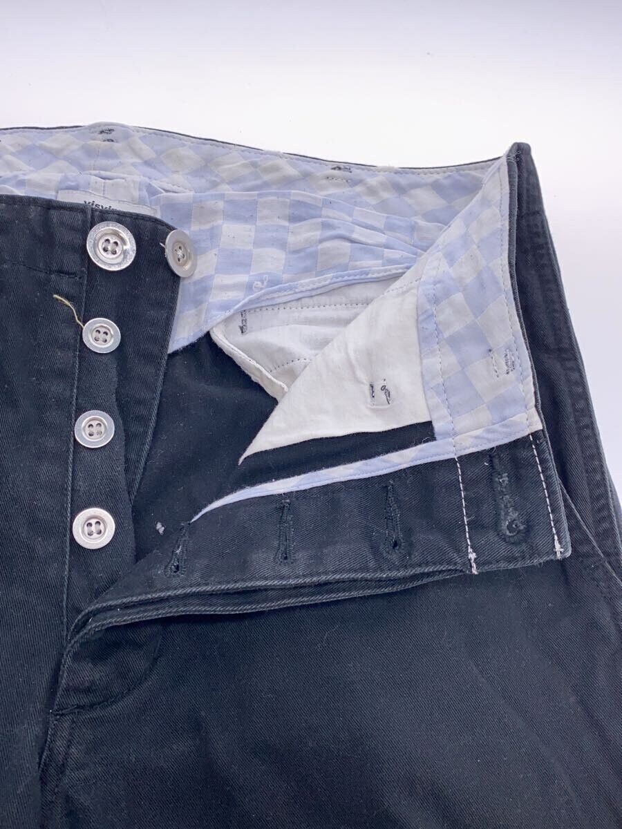 Visvim Black Cotton Straight Pants Size US 26 / EU 42 - 3 Thumbnail