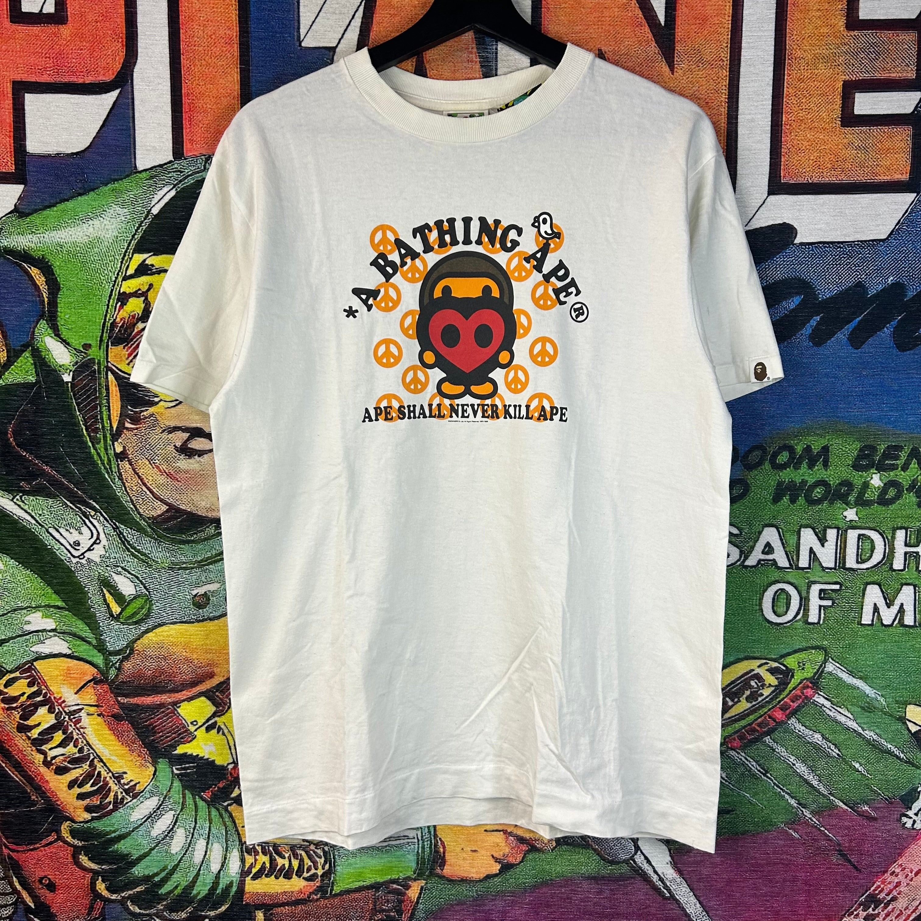 Bape BAPE x Detective Conan Baby Milo Skate Tee White Medium | Grailed