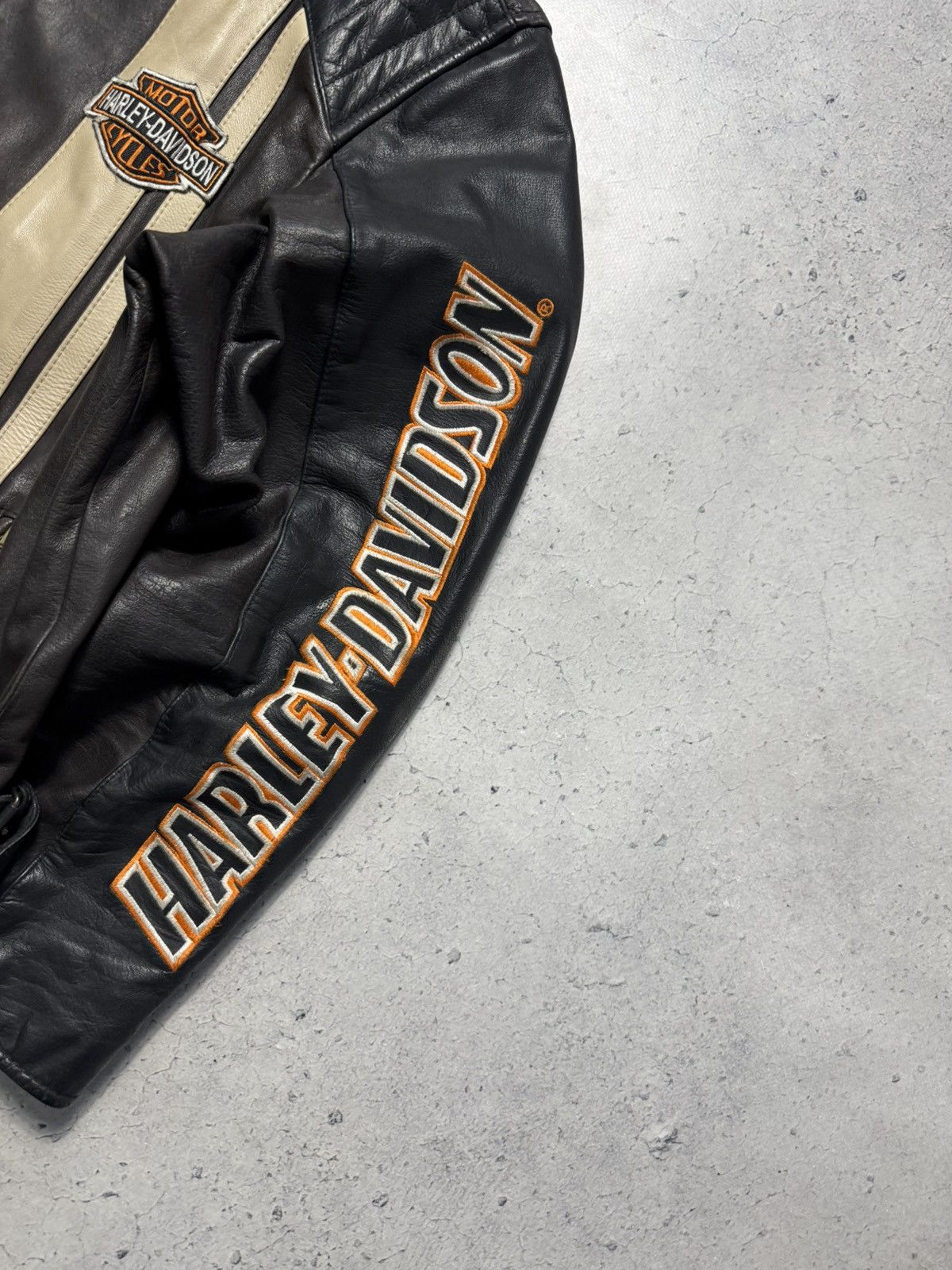 Harley Davidson Harley Davidson Leather Biker Vintage Motorcycles Size US XL / EU 56 / 4 - 4 Thumbnail