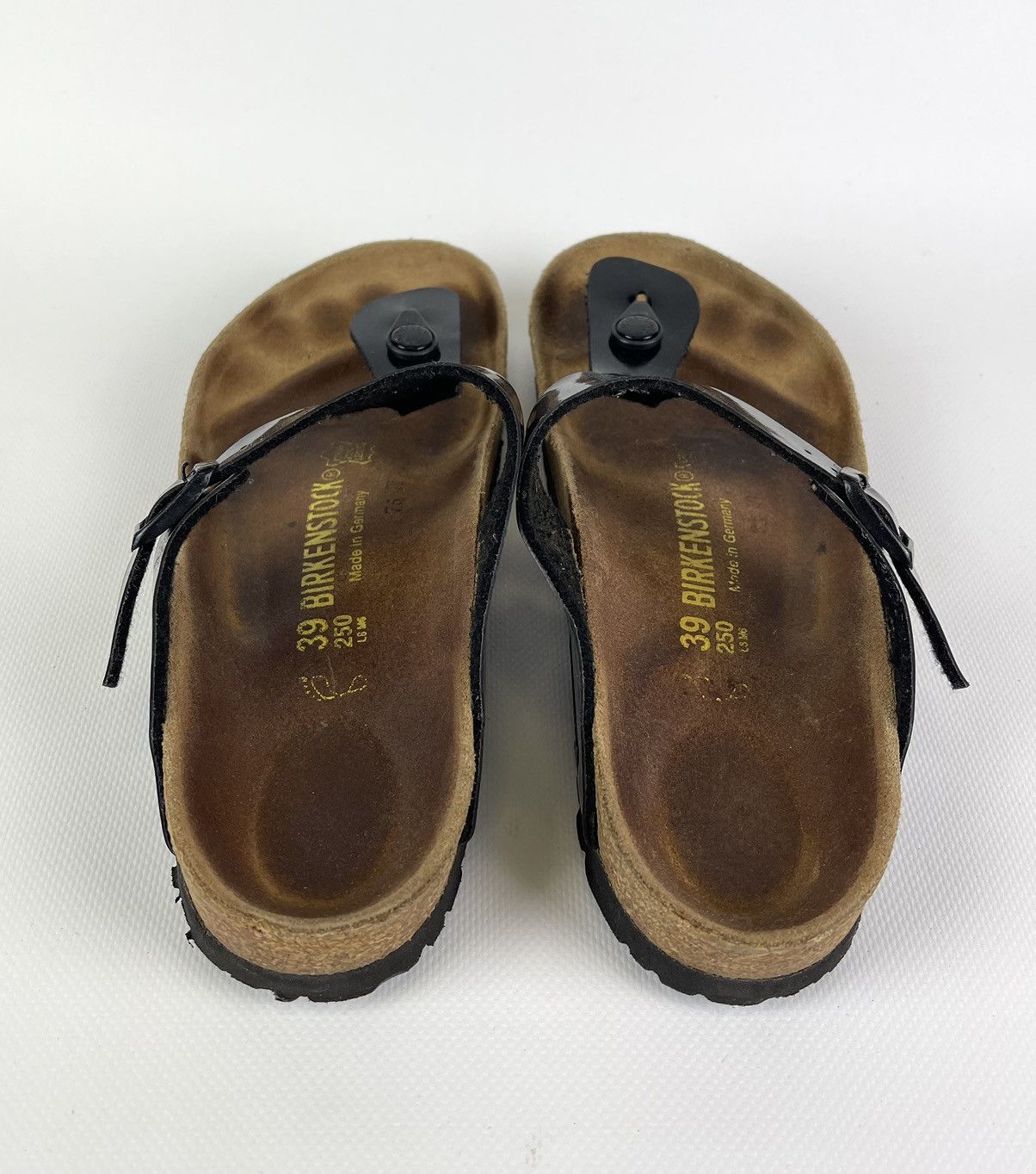 Birkenstock Birkenstock Gizeh Toe Post Slide Sandal Shoes Black 39 US8 Size US 8 / IT 38 - 5 Thumbnail