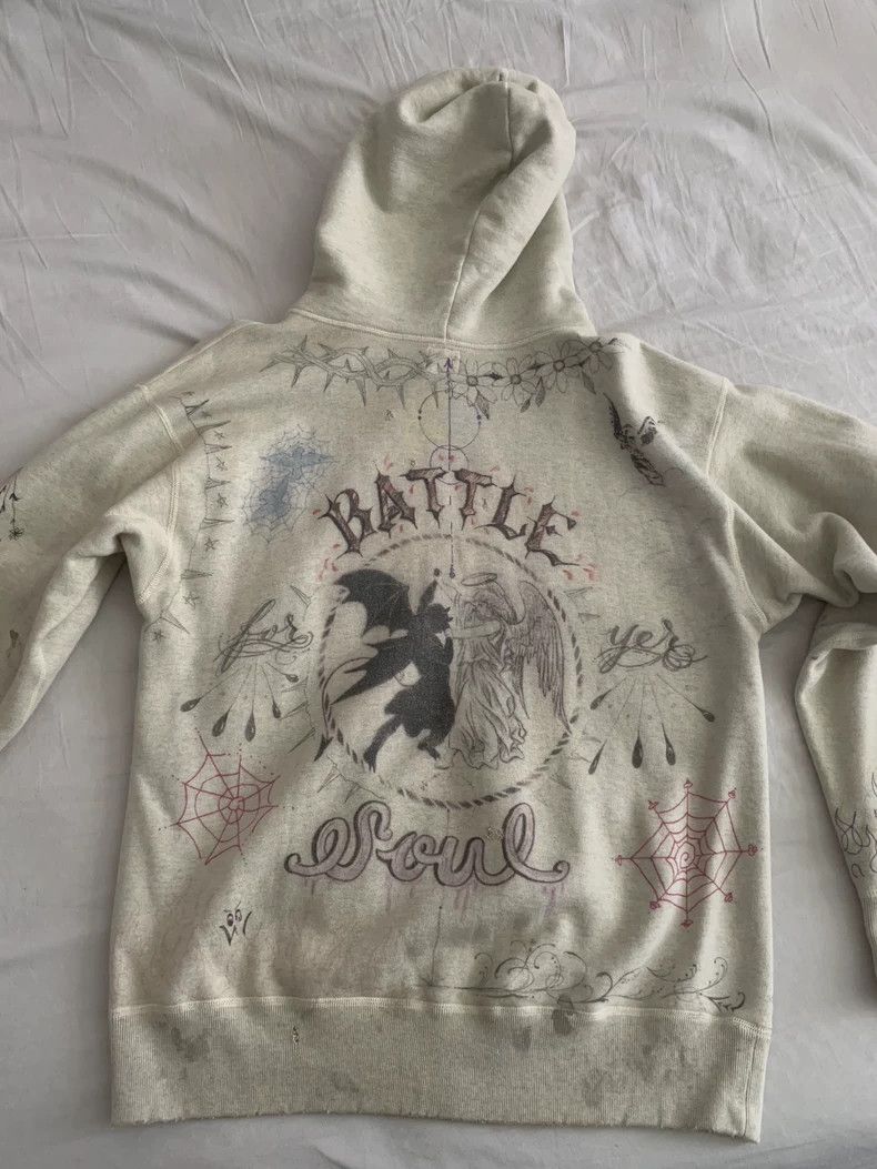 Saint Michael Saint Michael Printing washing destroys hoodie Size US L / EU 52-54 / 3 - 2 Thumbnail