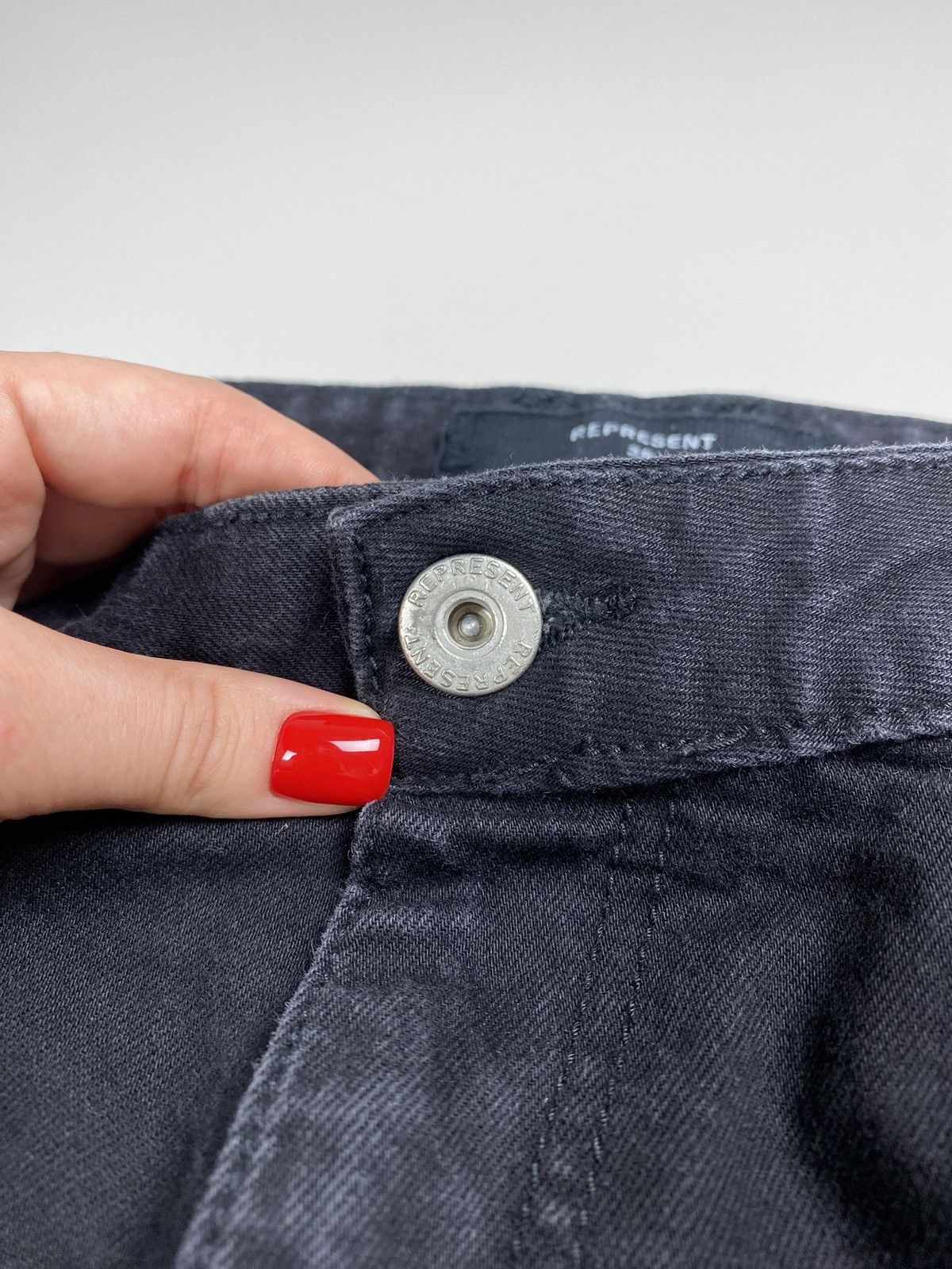 Represent Clo. Represent Skinny Biker Denim Size US 36 / EU 52 - 14 Thumbnail
