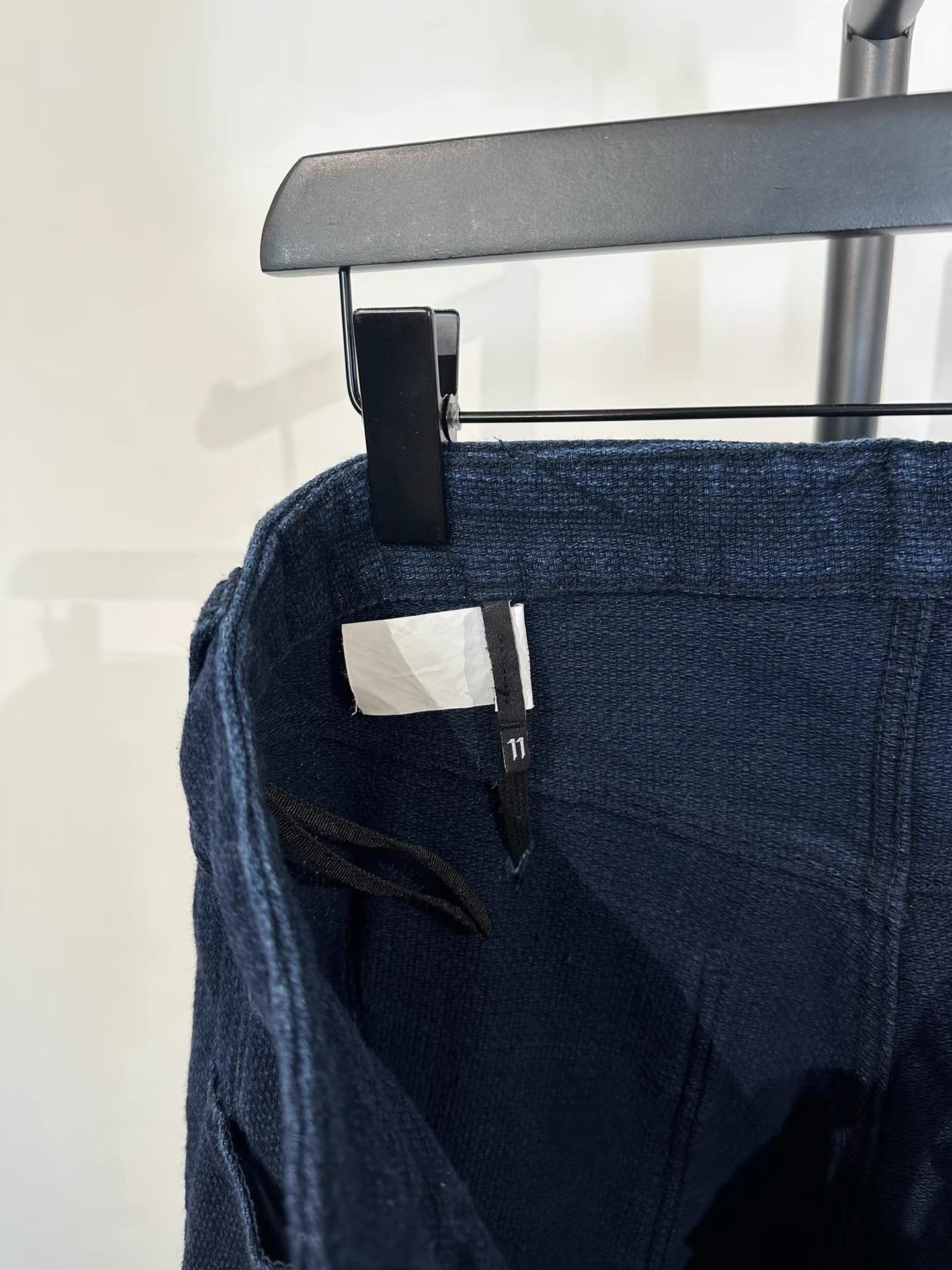 11 By Boris Bidjan Saberi BBS P1 Linen Denim Curved Trousers K35 Size US 37 - 9 Thumbnail
