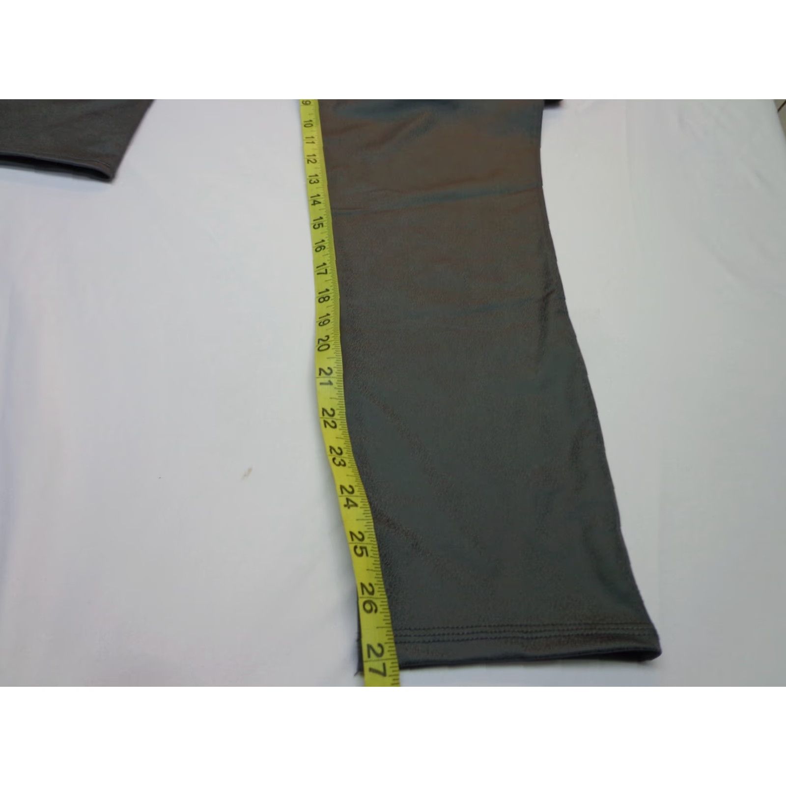 Vintage SEVEN7 FAUX LEATHER LEGGINGS GUNMETAL GRAY 2XL NEW DEFECTS WOMEN Leggings Size 40" / US 18 - 7 Thumbnail
