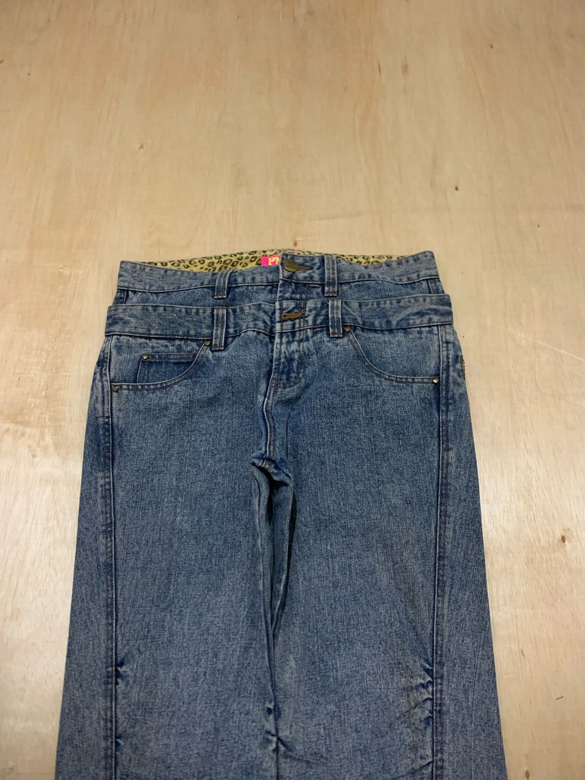 Hysteric Glamour × If Six Was Nine × Japanese Brand Vintage Y2k PMA Double Waist Zipper Jeans Size US 32 / EU 48 - 5 Thumbnail