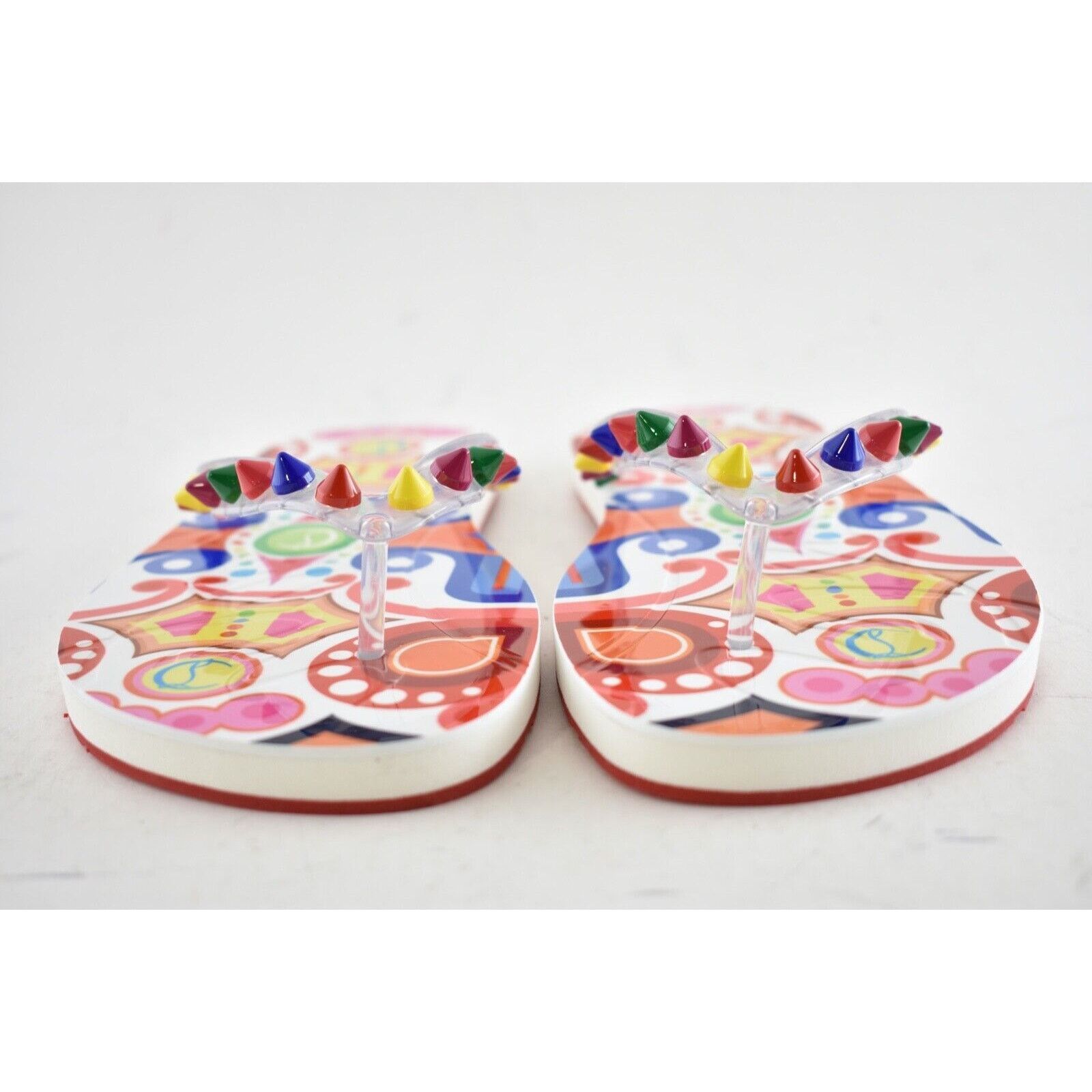 Christian Louboutin Christian Louboutin Loubi Flip Spikes Donna Flat Multi Thong Size US 6 / IT 36 - 5 Thumbnail