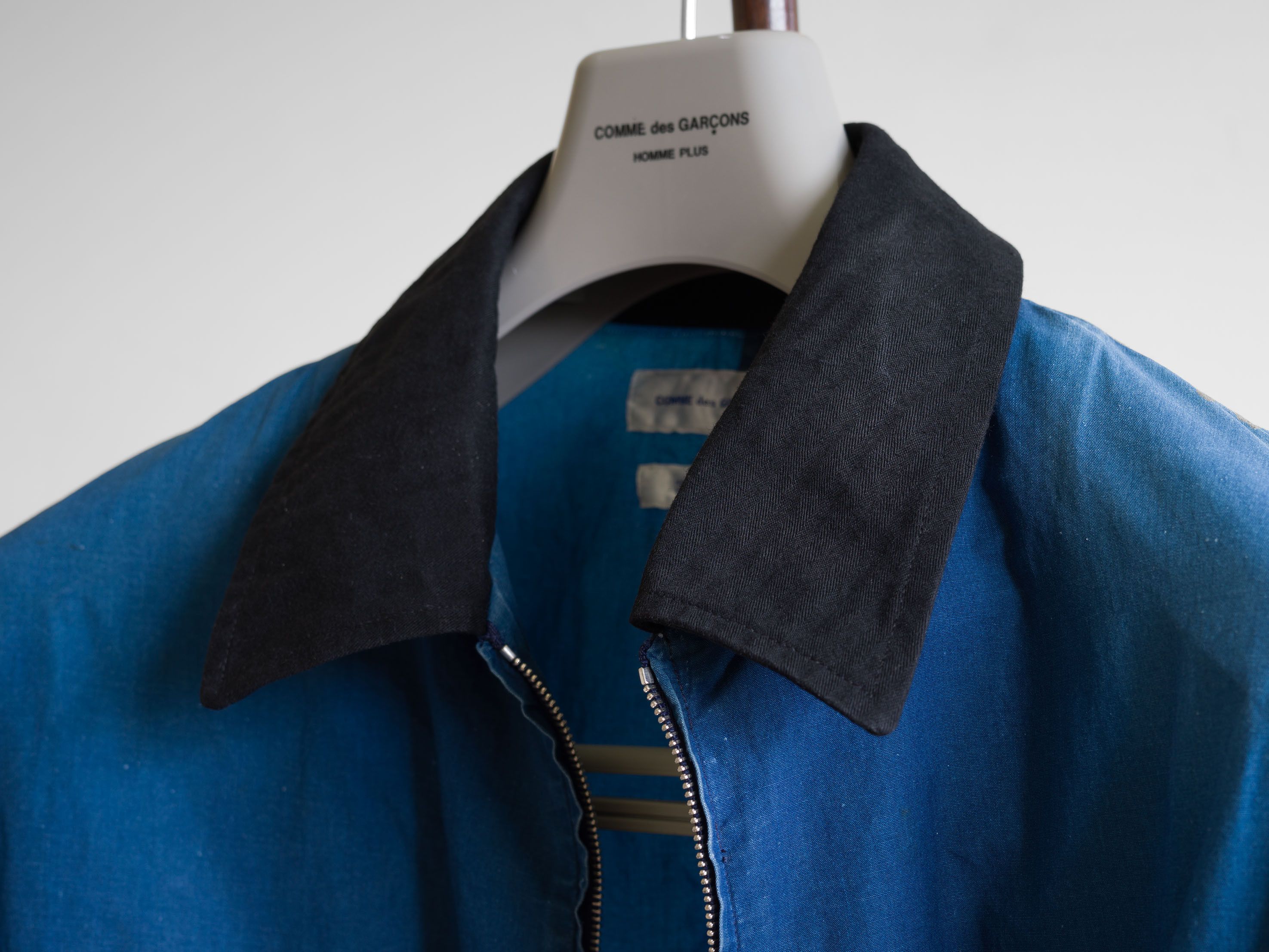 1990s COMME des GARÇONS SHIRT NATURAL INDIGO ZIP JACKET