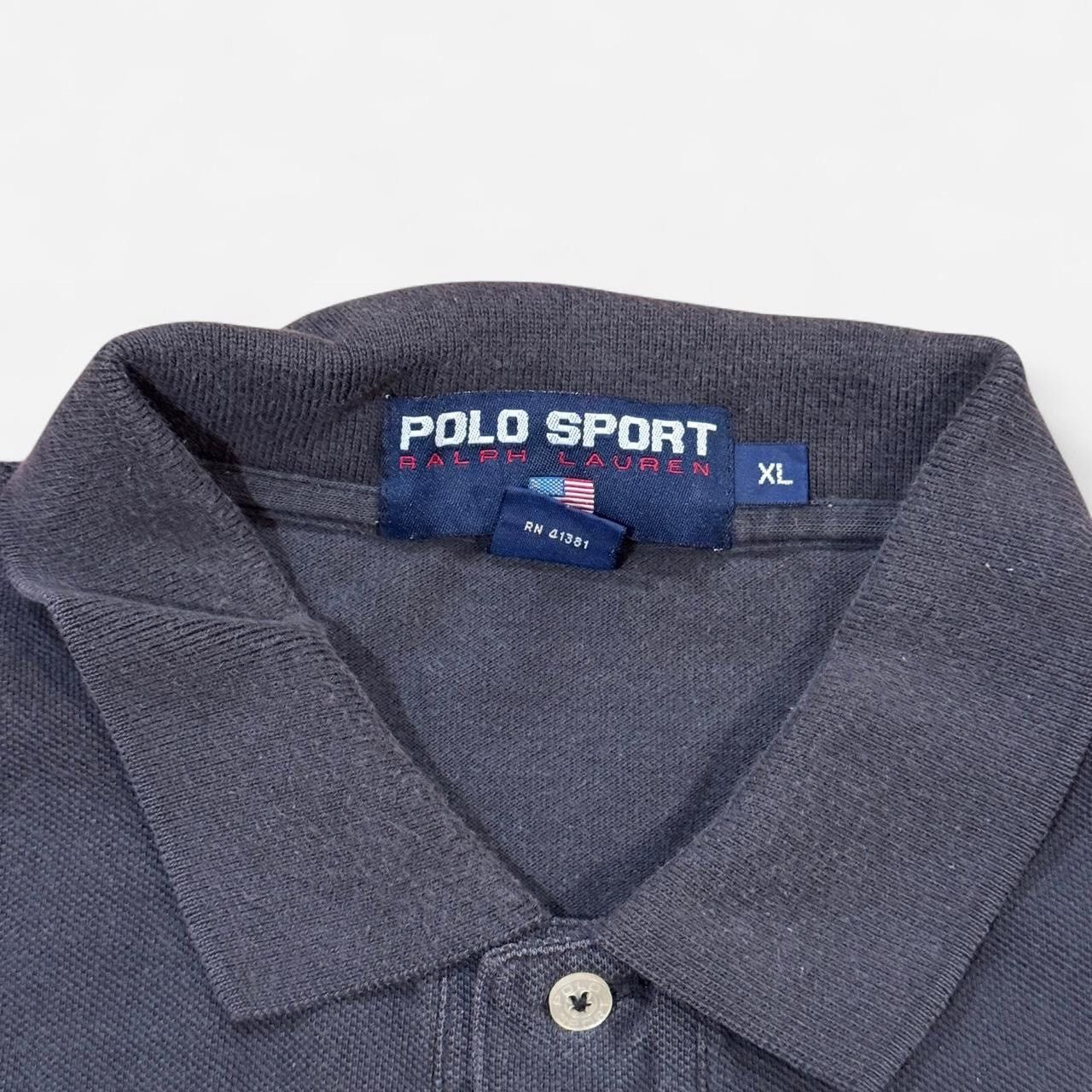 Polo Ralph Lauren Vintage 90s polo sport Ralph Lauren polo shirt Size US XL / EU 56 / 4 - 4 Thumbnail
