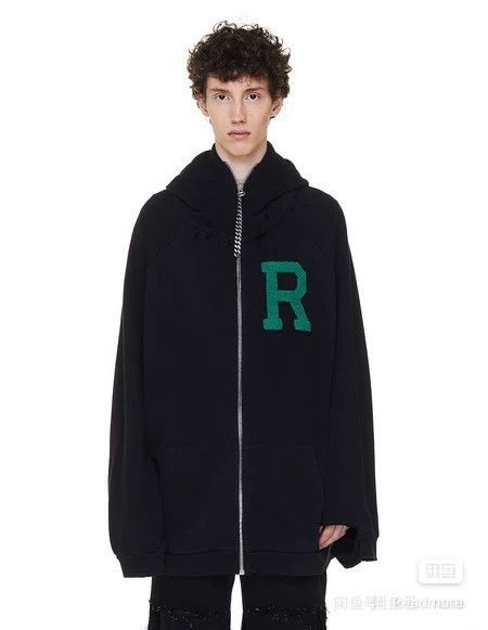 Raf Simons Raf Simons 20aw fleece chain destroys the hoodie jacket Size US S / EU 44-46 / 1 - 1 Thumbnail