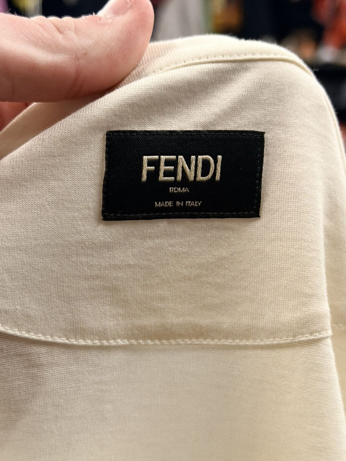 Fendi Fendi Patchwork T-Shirt Size US L / EU 52-54 / 3 - 3 Thumbnail