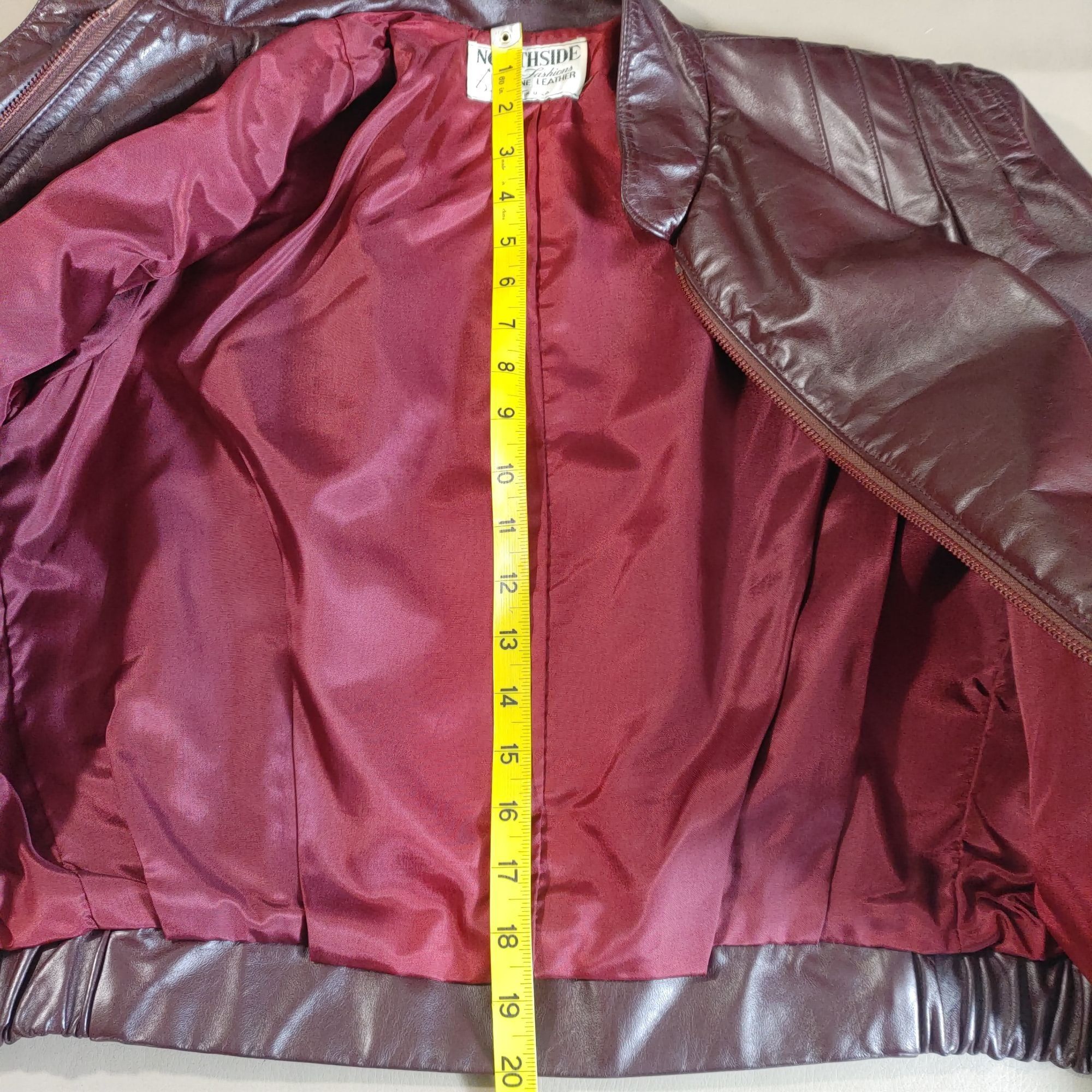 Other Bomber Jacket Northside Fashions Genuine Leather Vintage 19 Size M / US 6-8 / IT 42-44 - 13 Thumbnail