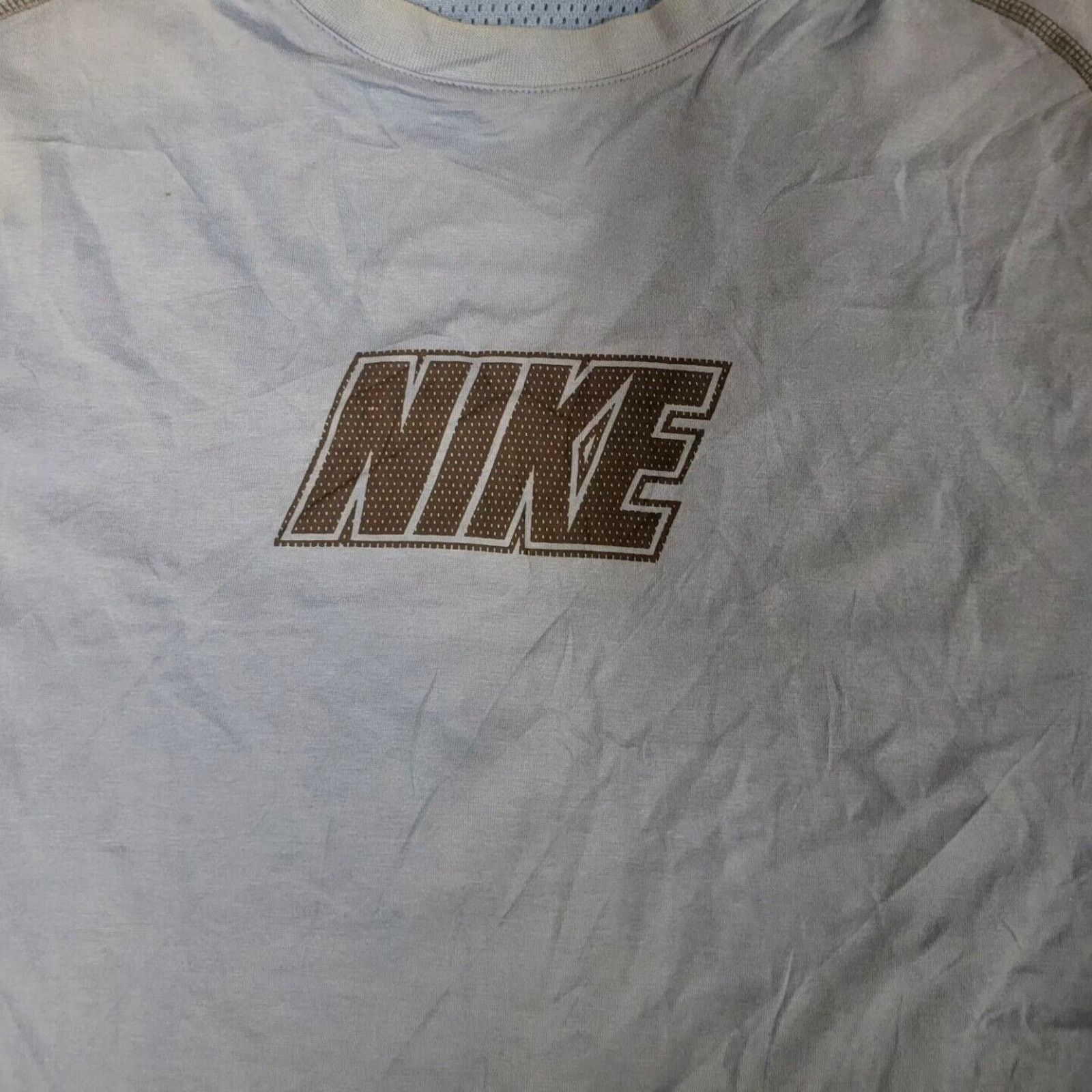 Nike Nike Reversible Mesh Long Sleeve Heavyweight TEE. Swoosh Size US XL / EU 56 / 4 - 2 Thumbnail