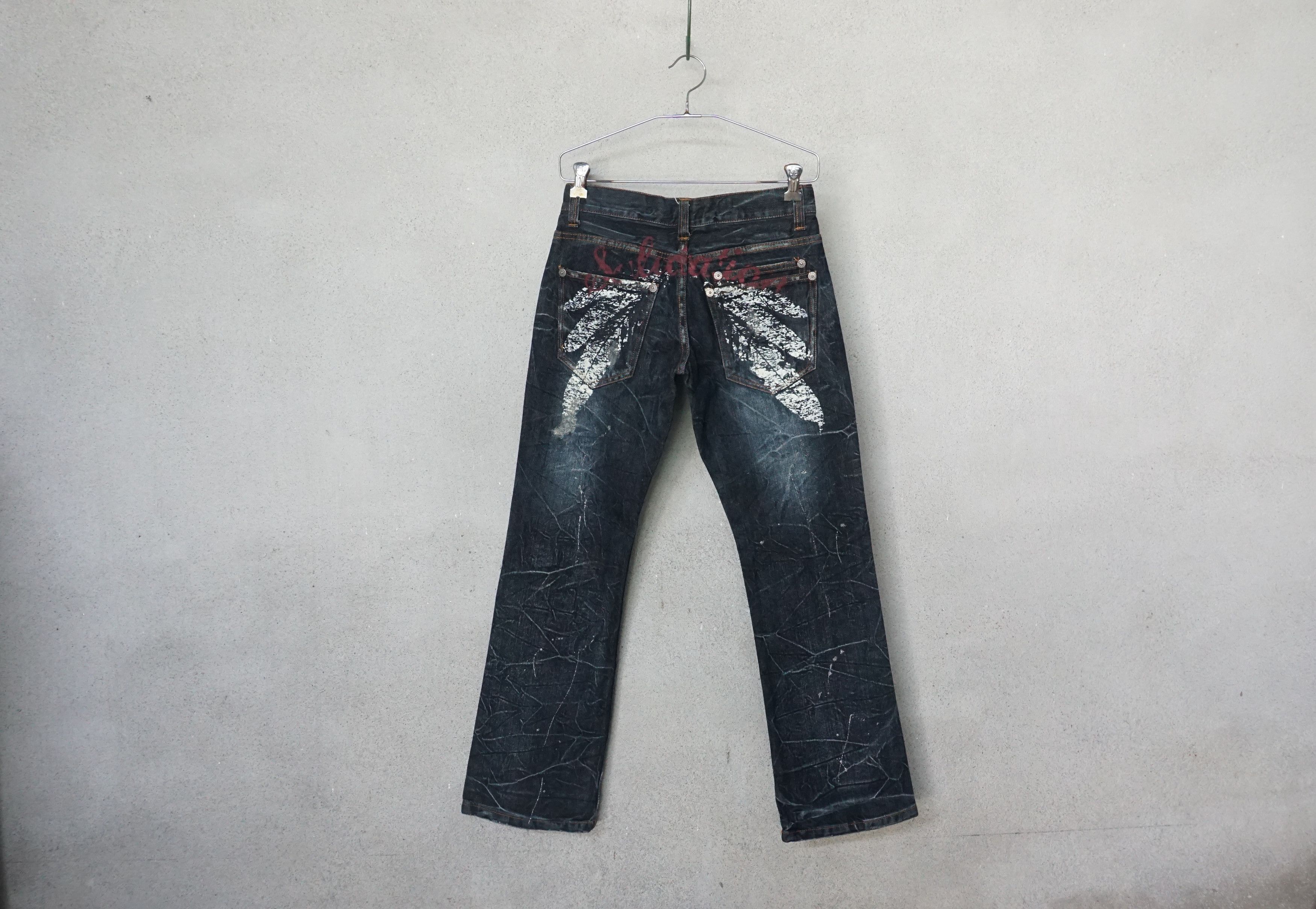 Japanese Brand NYLOUS CLOTHING JEANS W28 Size US 28 / EU 44 - 6 Thumbnail