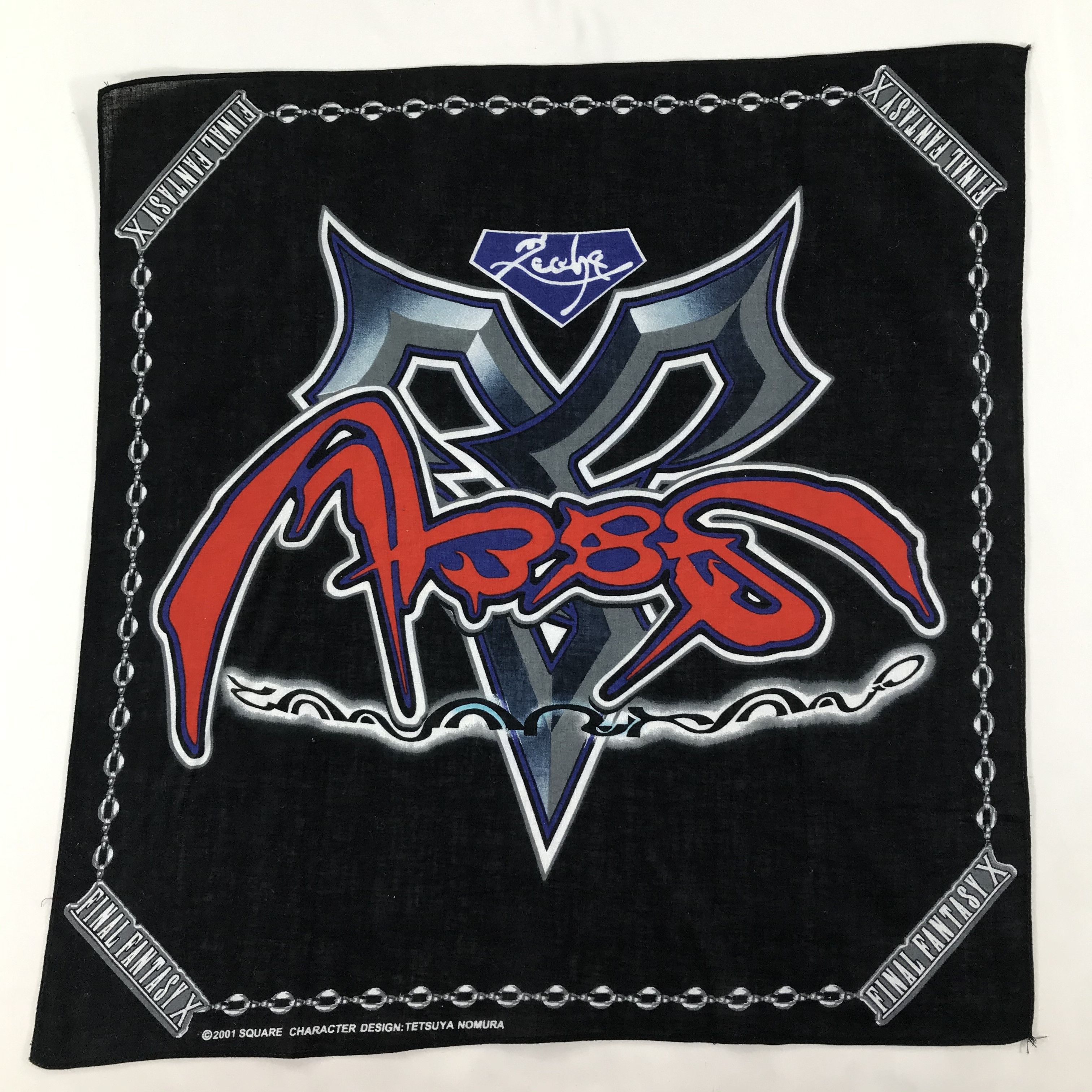 Anime × Japanese Brand × Vintage Final Fantasy Bandana / Handkerchief / Neckerchief -S1778 Size ONE SIZE - 1 Thumbnail