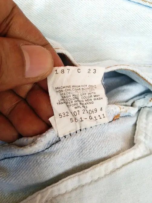 Levi's 80s Vintage Levi's 501 Made In USA Distressed Jeans 34x29 Size US 34 / EU 50 - 10 Thumbnail