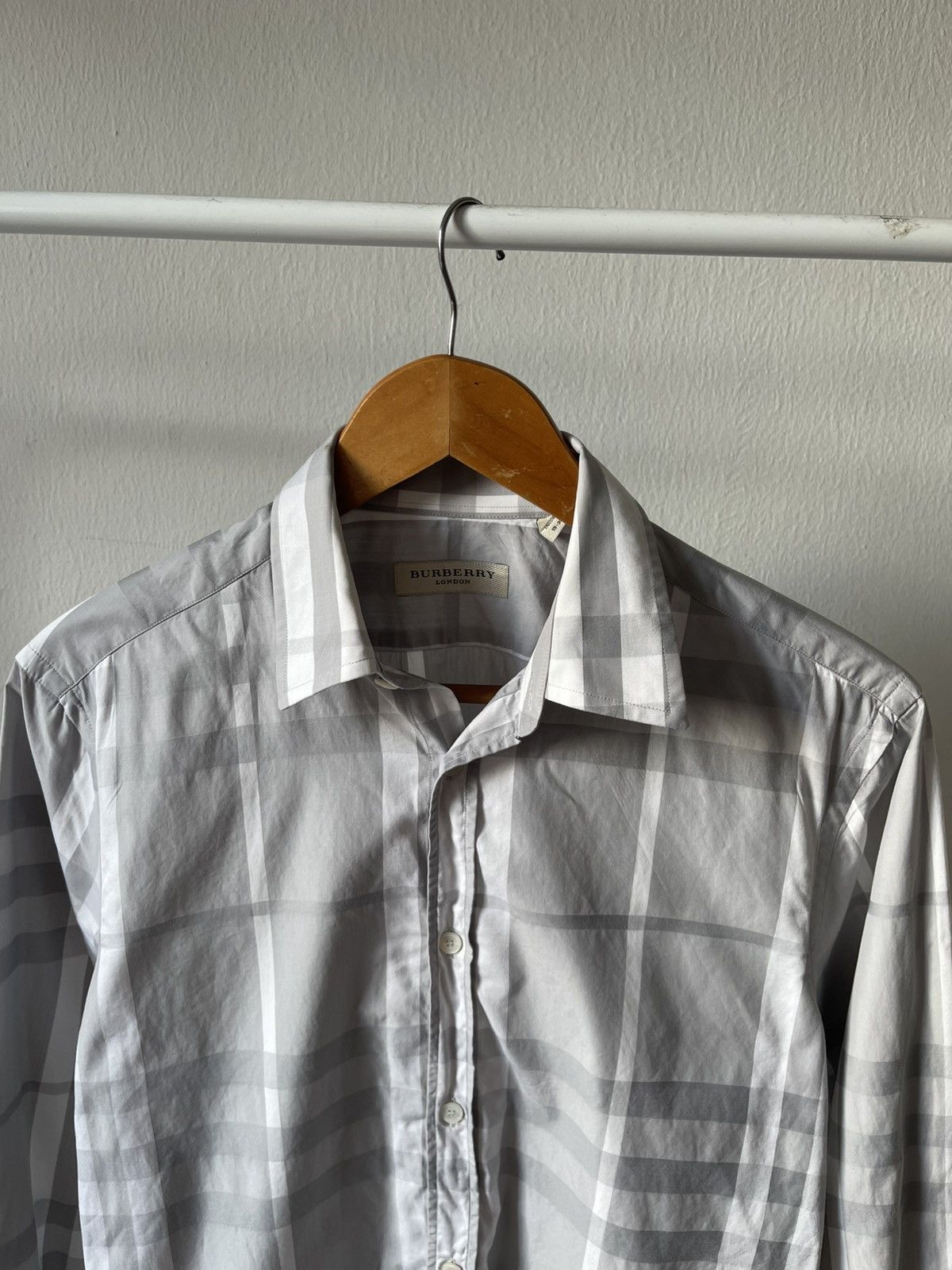 Burberry Burberry Grey Novacheck Shirt Size US M / EU 48-50 / 2 - 4 Thumbnail