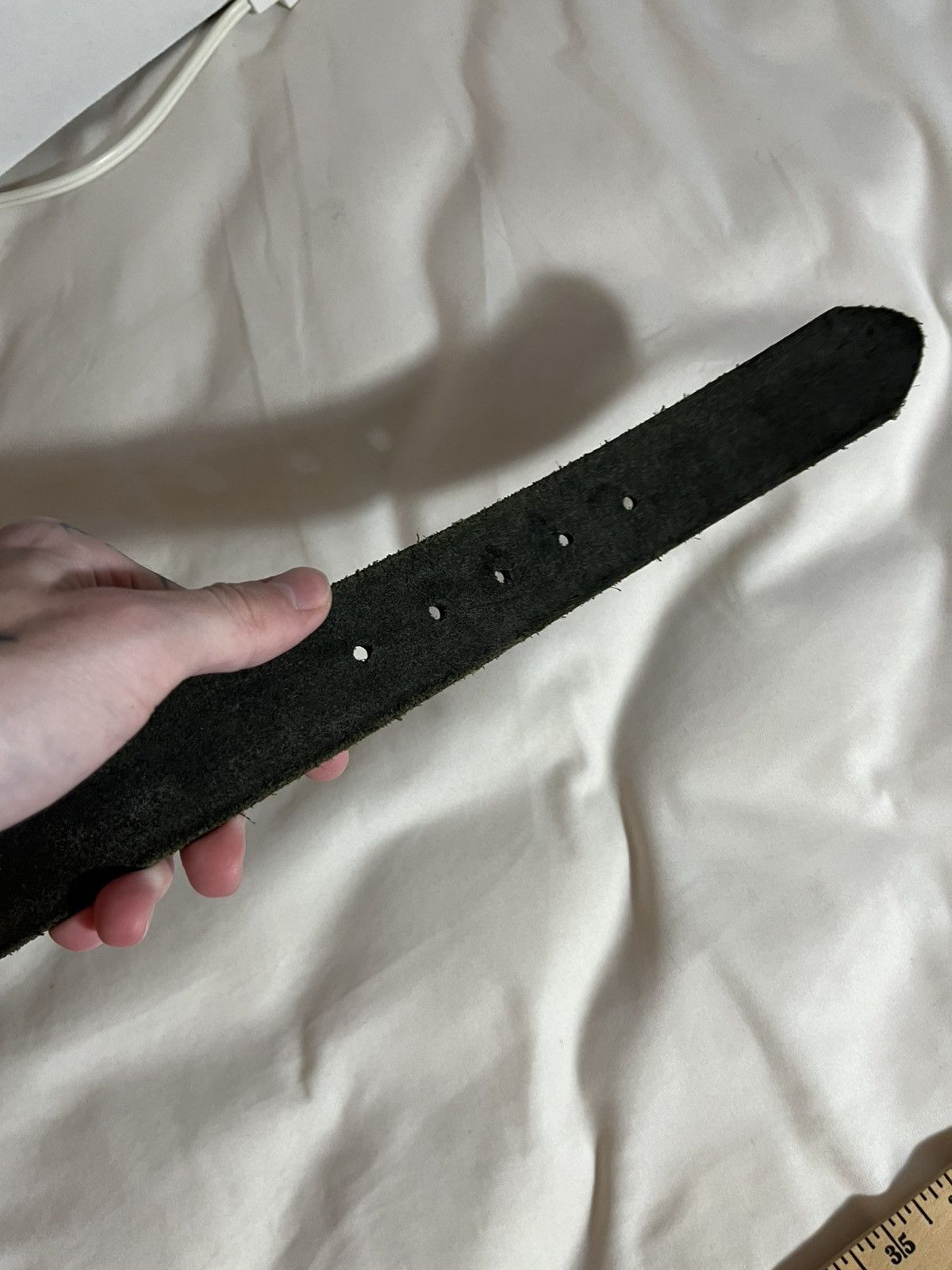 Other Black leather belt Size ONE SIZE - 3 Thumbnail
