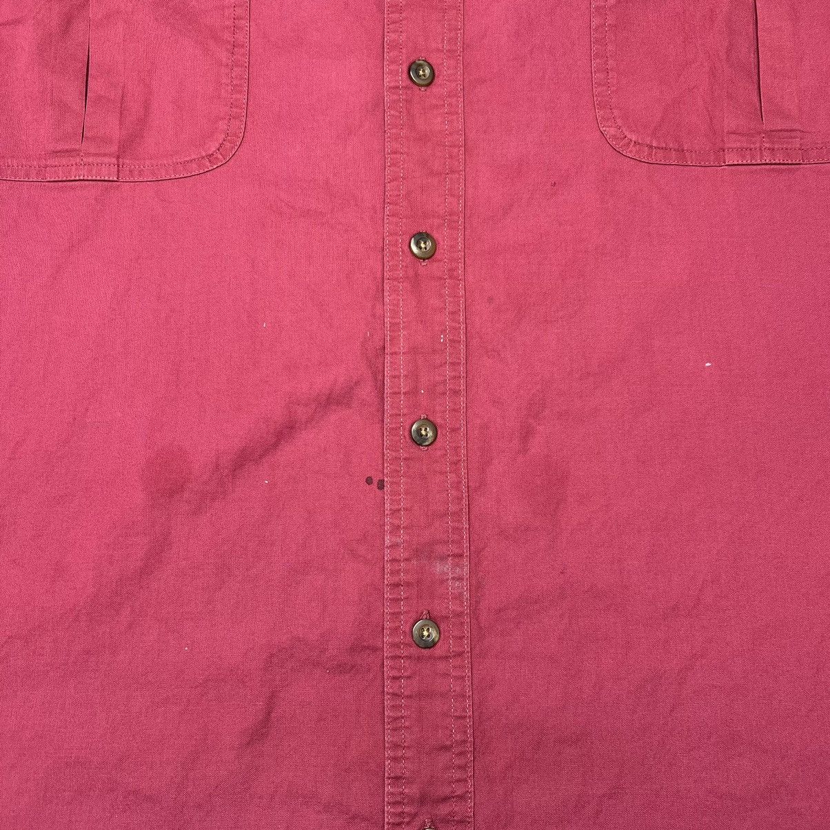 Cabelas Cabelas Button Up Shirt Red Long Sleeve Button Outdoor Gear Size US XXL / EU 58 / 5 - 5 Thumbnail