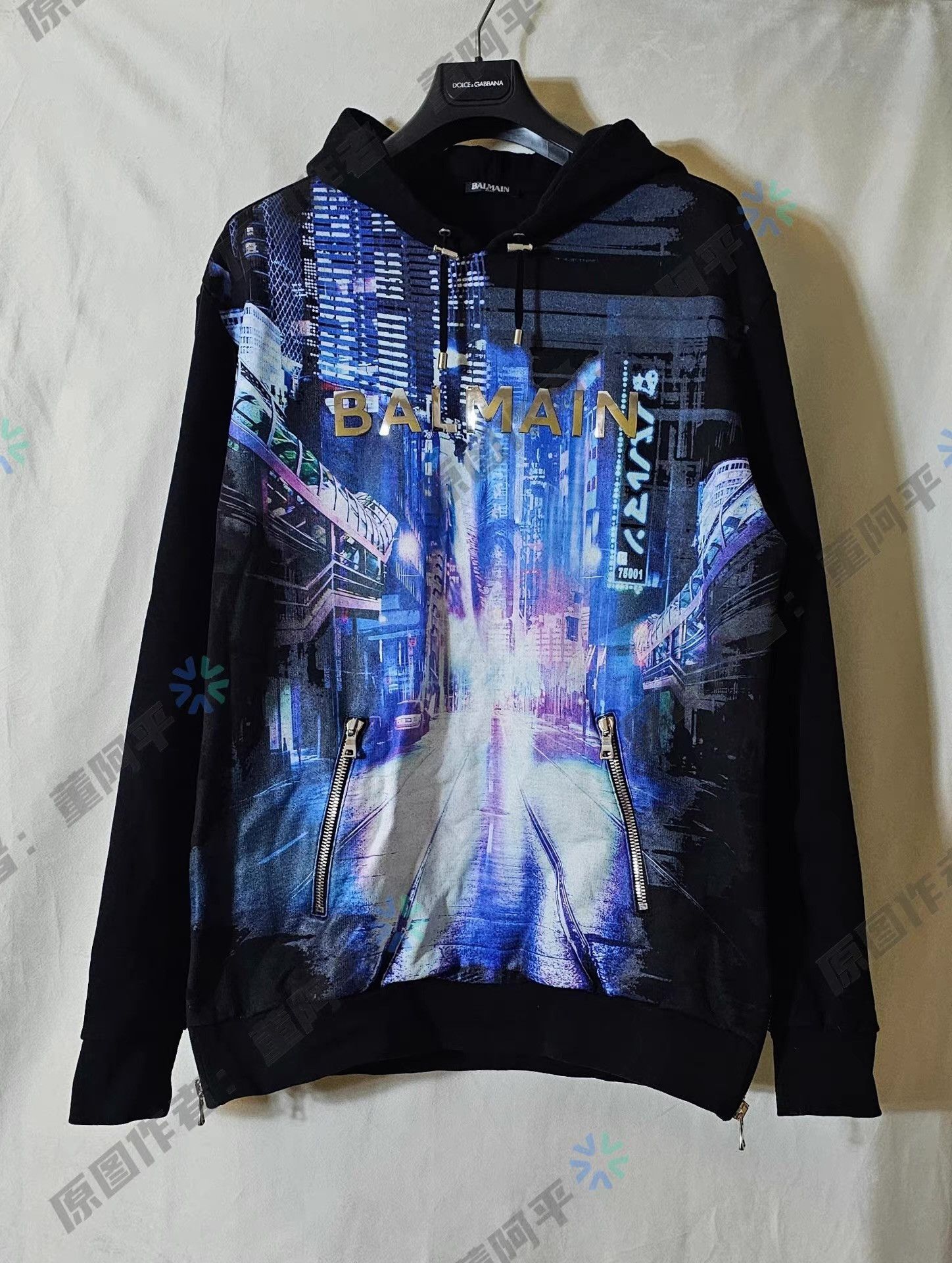 Balmain Balmain hooded sweatshirt Q4 Size US XL / EU 56 / 4 - 1 Thumbnail
