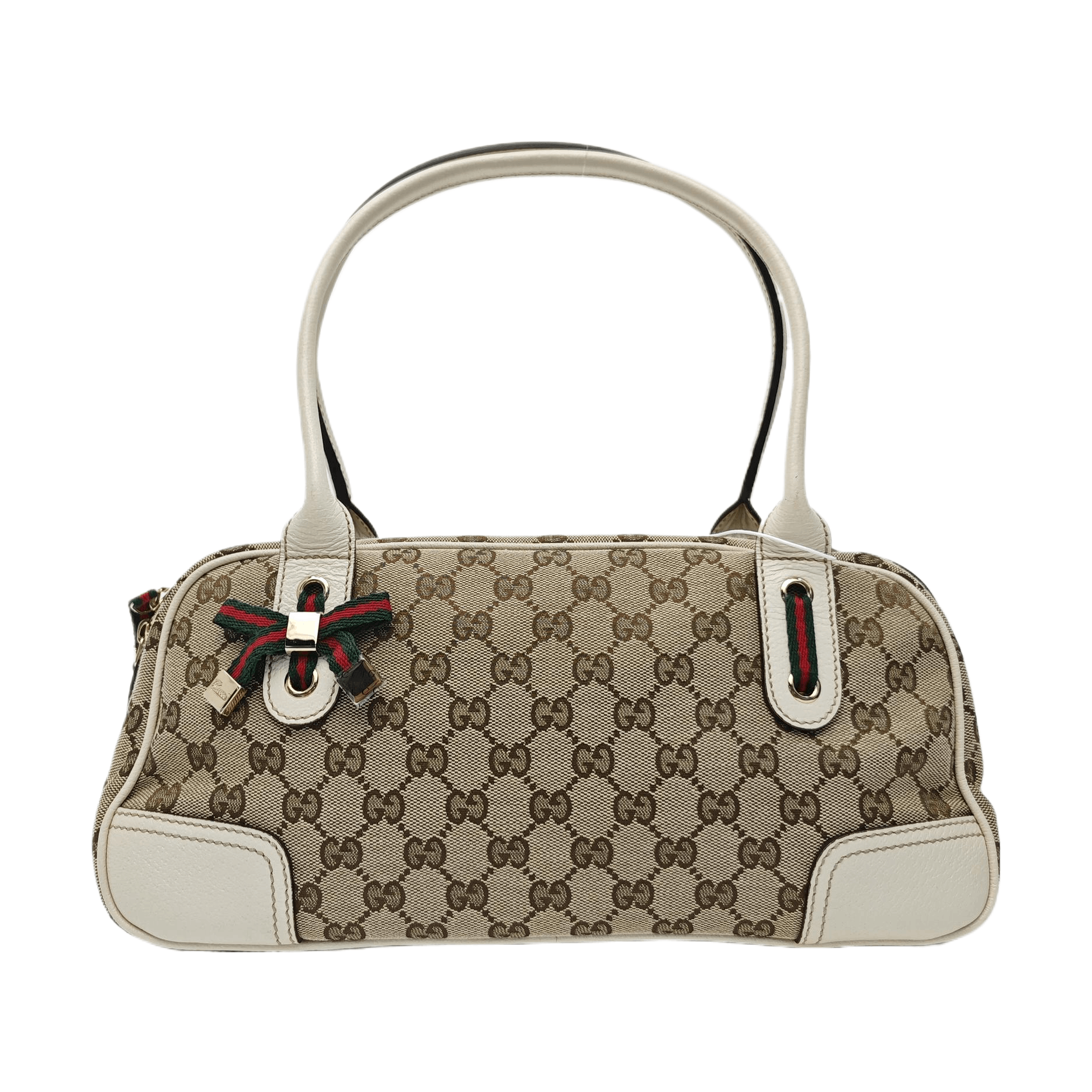 Gucci Gucci GG Canvas Web Bow Handle Bag One Size Size ONE SIZE - 1 Thumbnail