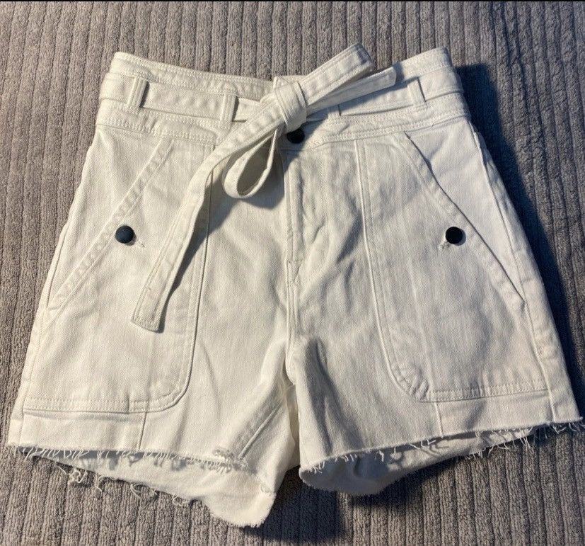Frame White Frame Jean Shorts Size 23" - 1 Thumbnail