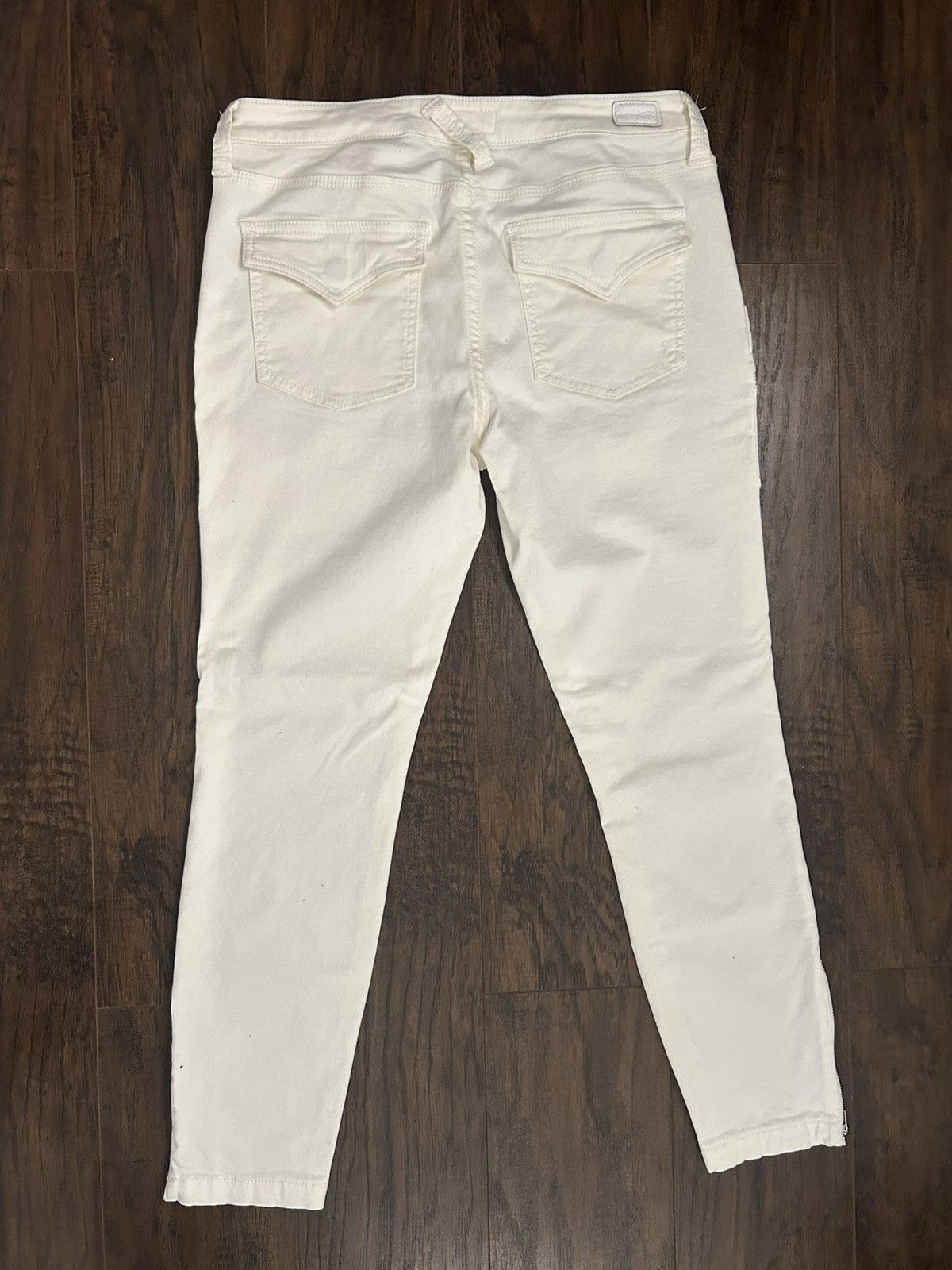 Joie Joie White Skinny & Slim Zipper Pants Size 30" / US 8 / IT 44 - 5 Thumbnail