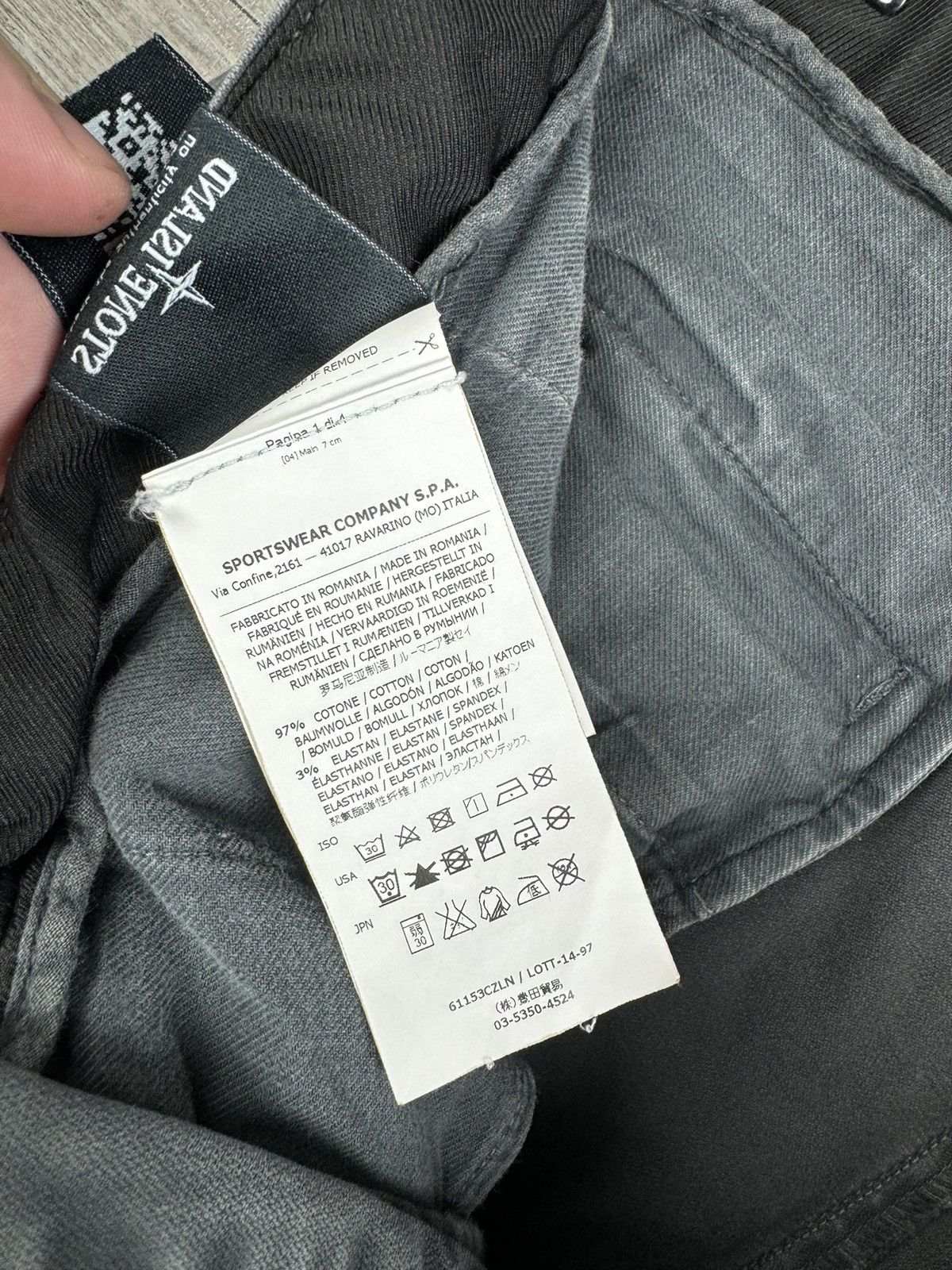 Stone Island STONE ISLAND CASUAL PANTS 61153CZLN / LOTT-14-97 Size 33 Size US 33 - 9 Thumbnail