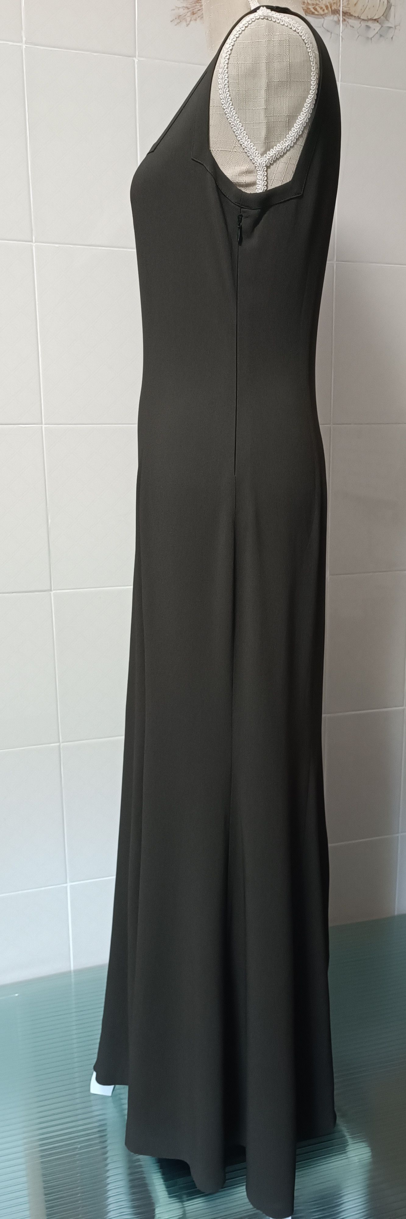 Jean Paul Gaultier 90's -Square neckline maxi dress Size M / US 6-8 / IT 42-44 - 8 Thumbnail