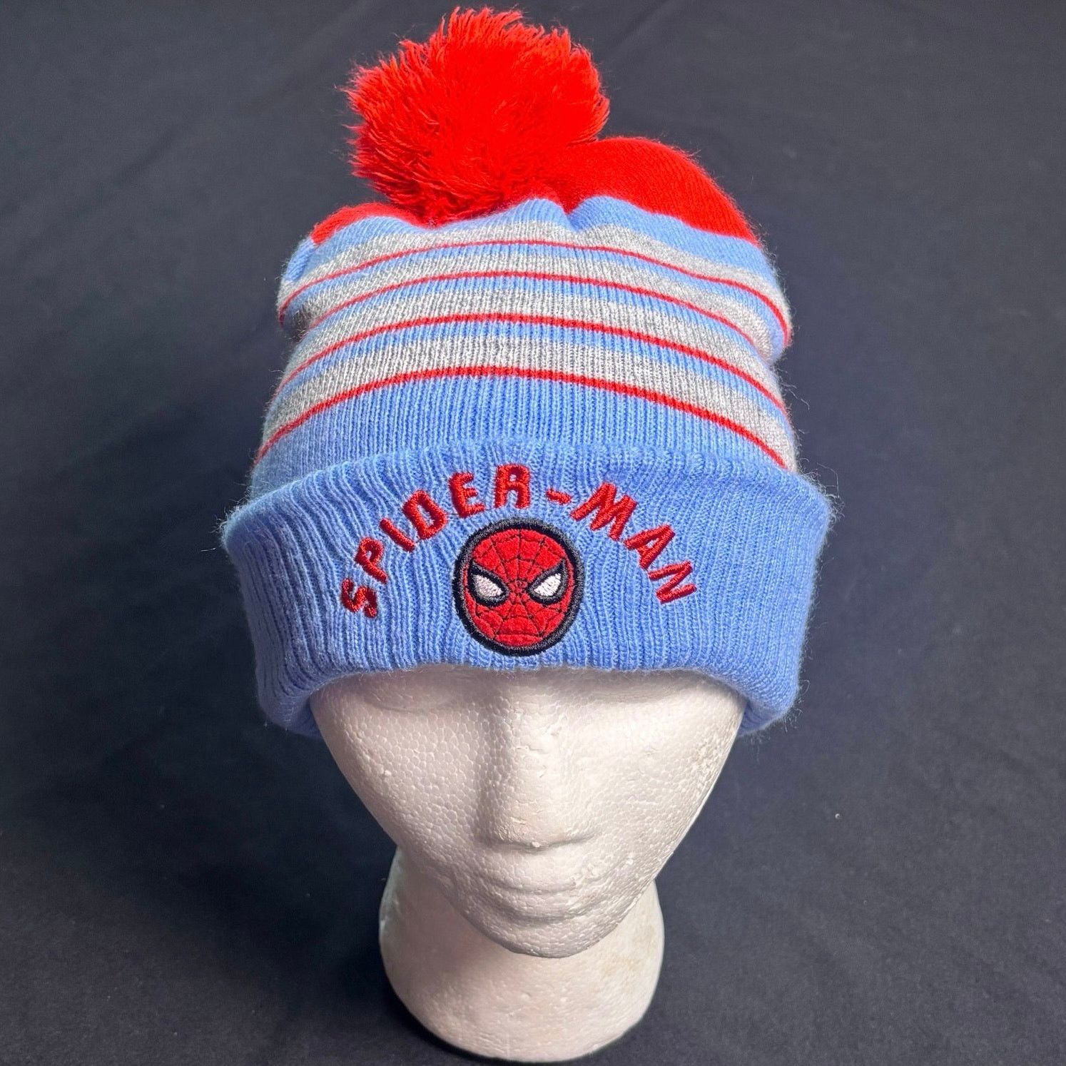 Other Blue & Red Spidermen Beanie Size ONE SIZE - 1 Thumbnail