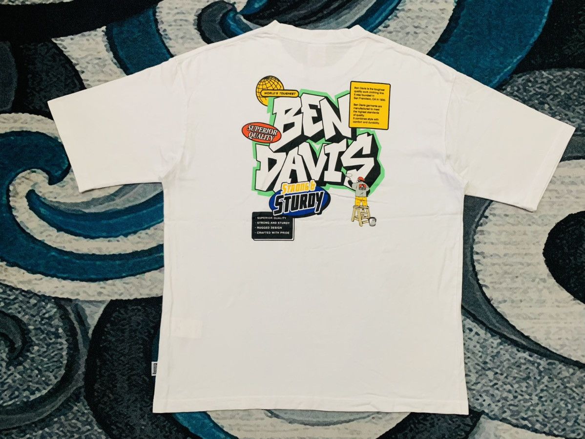 Ben Davis Ben Davis Strong & Sturdy Streetwear Tee Size US XL / EU 56 / 4 - 2 Thumbnail