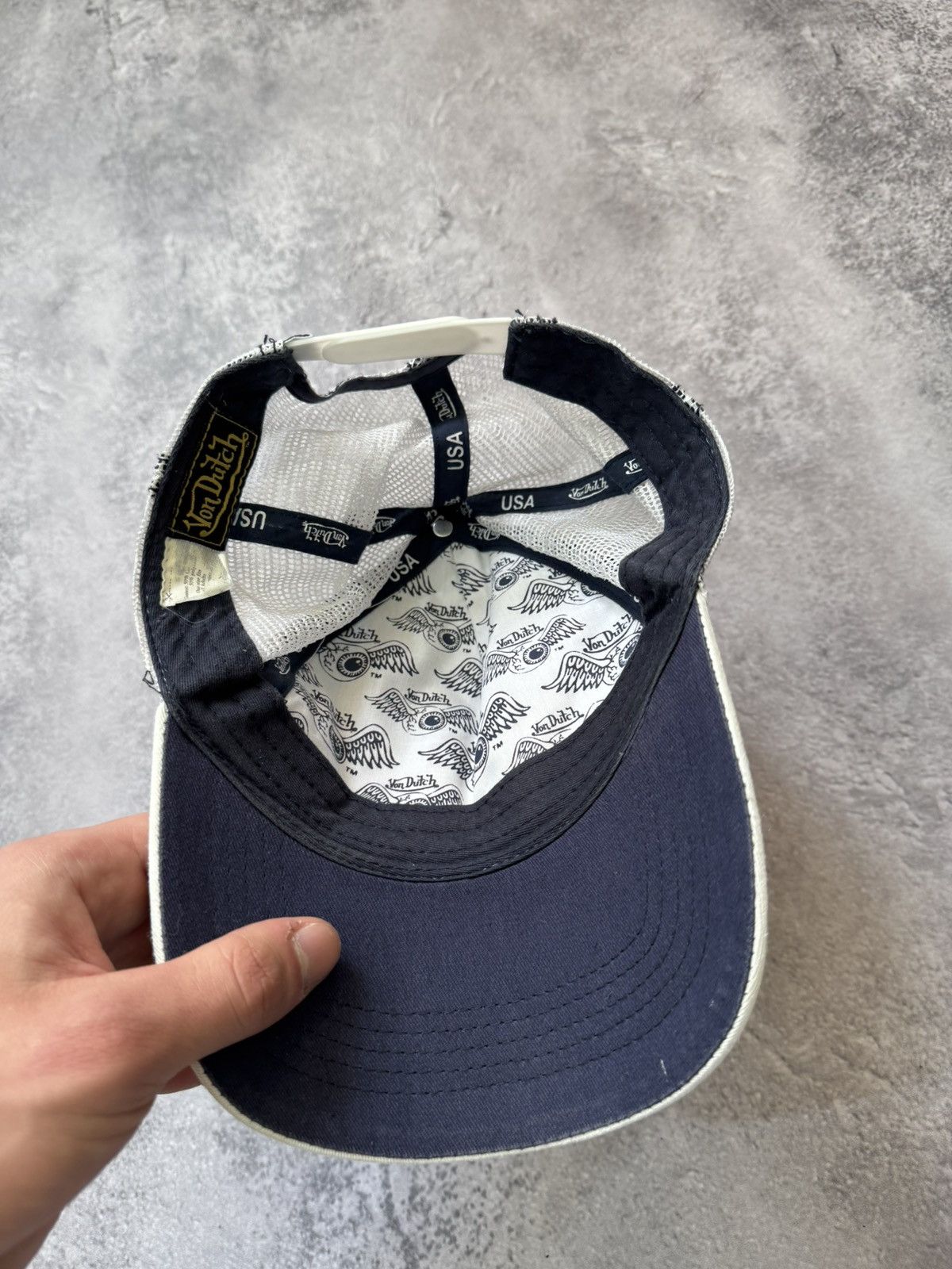 Vintage × Von Dutch Vintage Von Dutch USA Y2K blazer cap hat Size ONE SIZE - 6 Thumbnail
