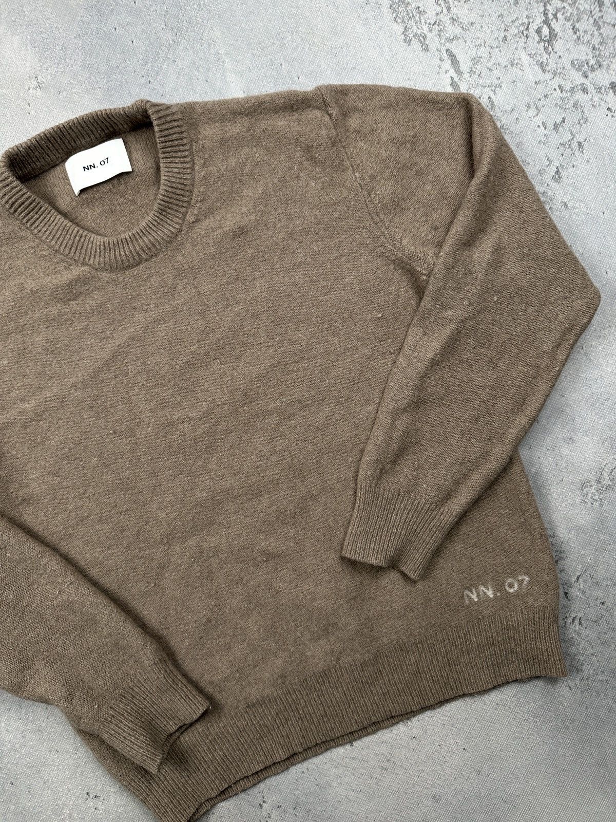 NN07 NN07 Nigel Wool Sweater Minimalist Brown Crewneck Premium Size US XS / EU 42 / 0 - 5 Thumbnail