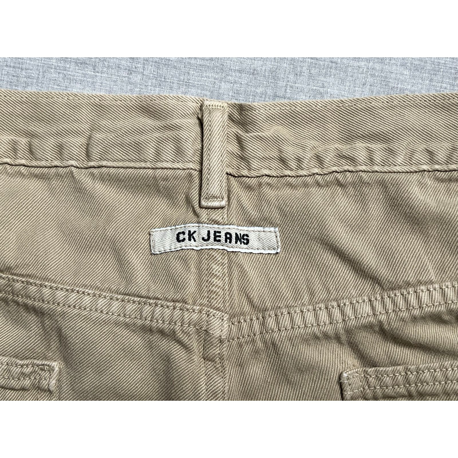 Calvin Klein Vintage Calvin Klein Jeans Baggy Khaki Carpenter Pants 33 Size US 33 - 5 Thumbnail