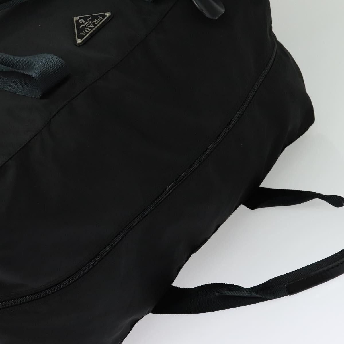 Prada PRADA Boston Bag Nylon Black Silver Size ONE SIZE - 6 Thumbnail